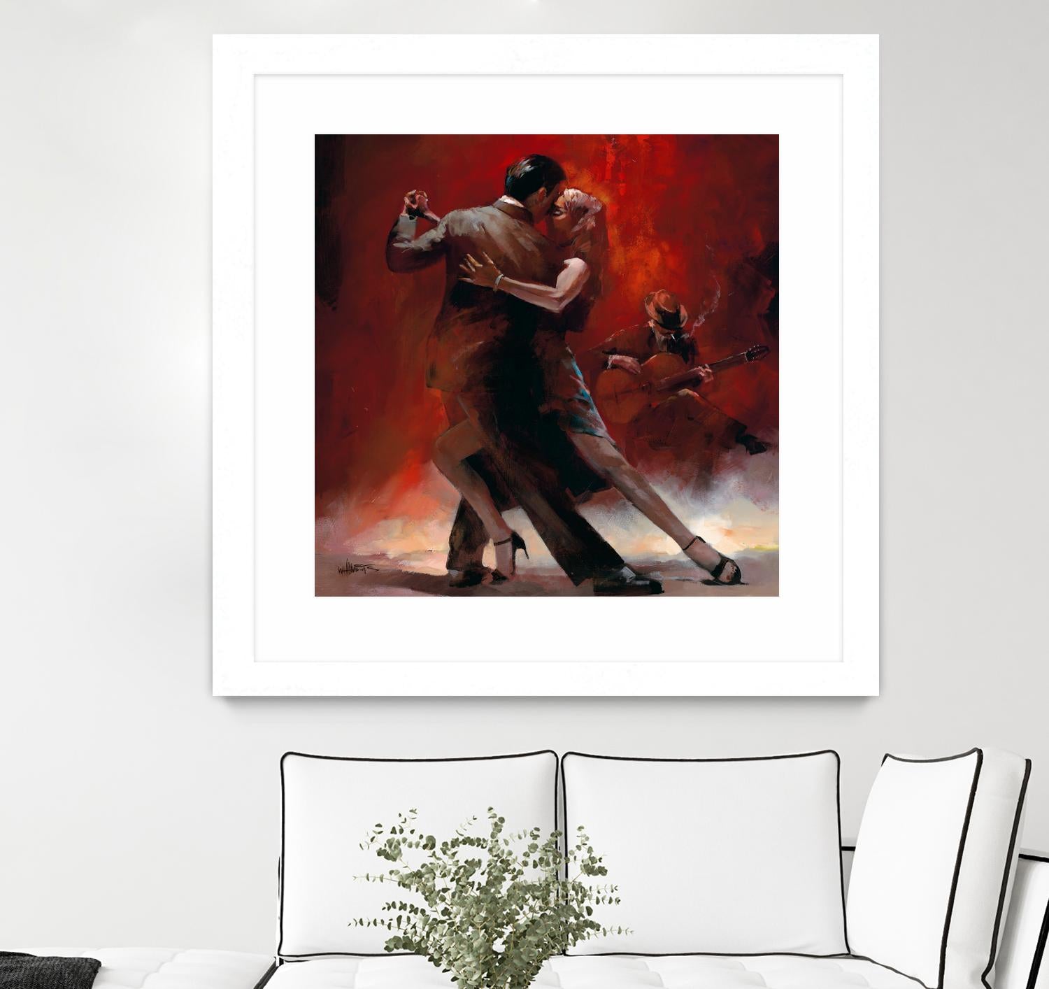 Tango Argentino II by Willem Haenraets on GIANT ART - black music - dance
