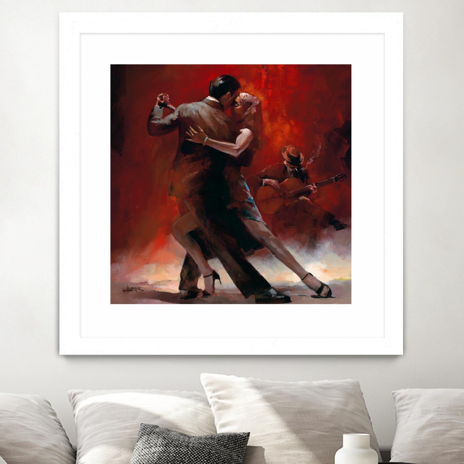 Tango Argentino II by Willem Haenraets on GIANT ART - black music - dance
