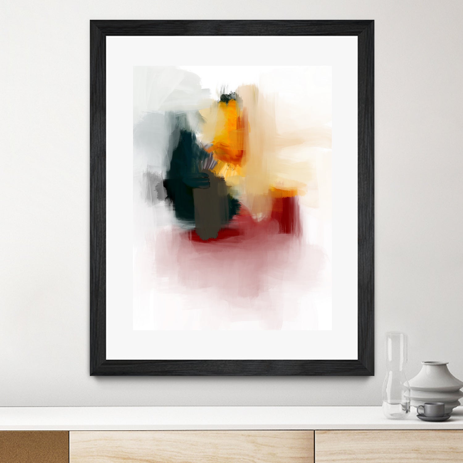 Colors & Colors by Art Tonial on GIANT ART - red