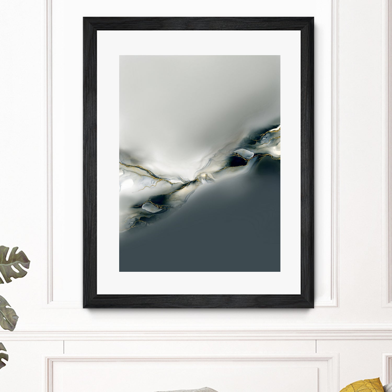 Ink Collection by Art Tonial on GIANT ART - bleu abstract