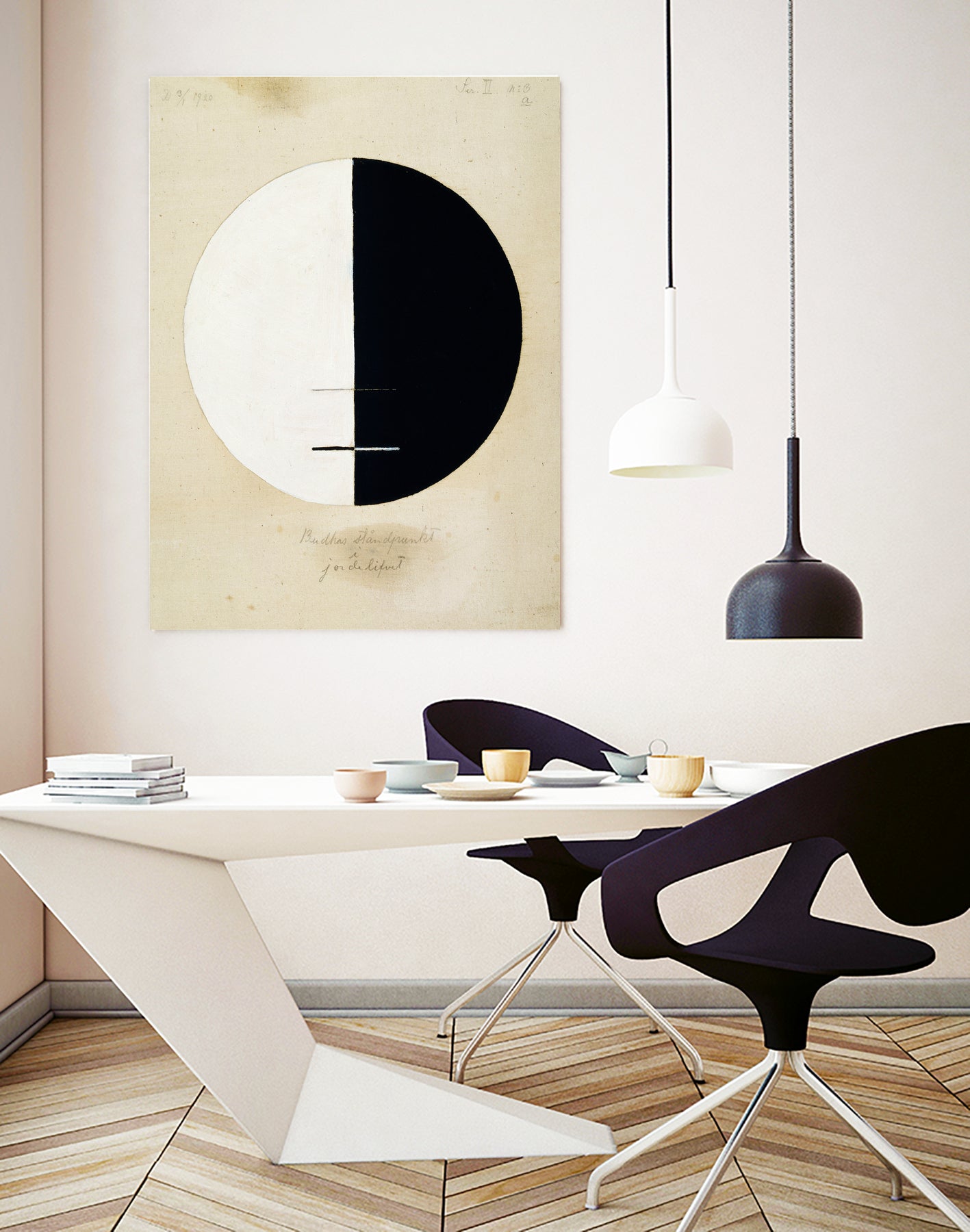 Buddha's Standpoint in the Earthly Life, No. 3a, 1920 by Hilma af Klint on GIANT ART - beige museums