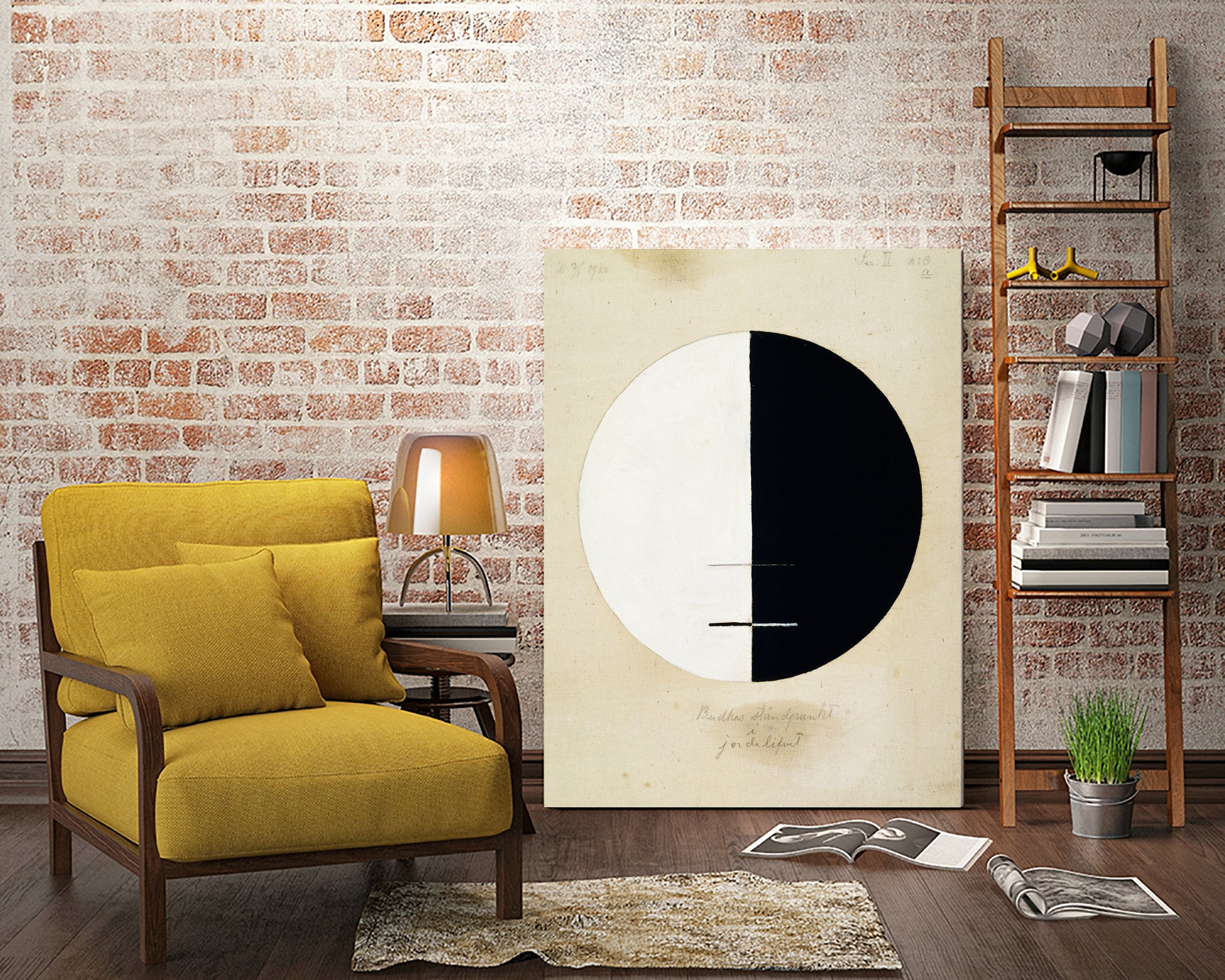 Buddha's Standpoint in the Earthly Life, No. 3a, 1920 by Hilma af Klint on GIANT ART - beige museums