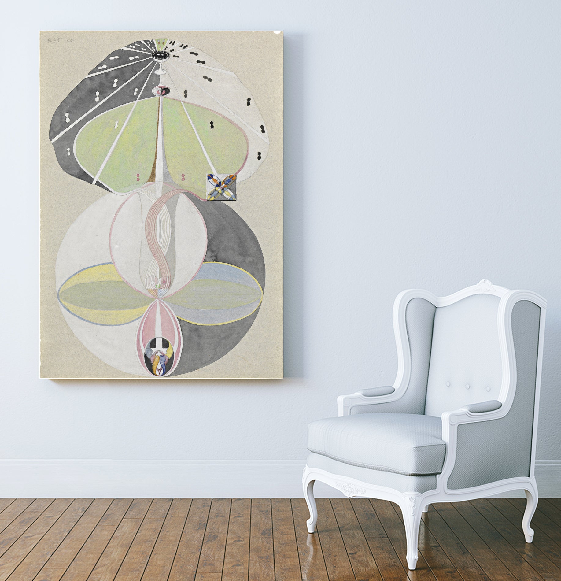 Tree of Knowledge, No. 5, 1915 by Hilma af Klint on GIANT ART - beige museums