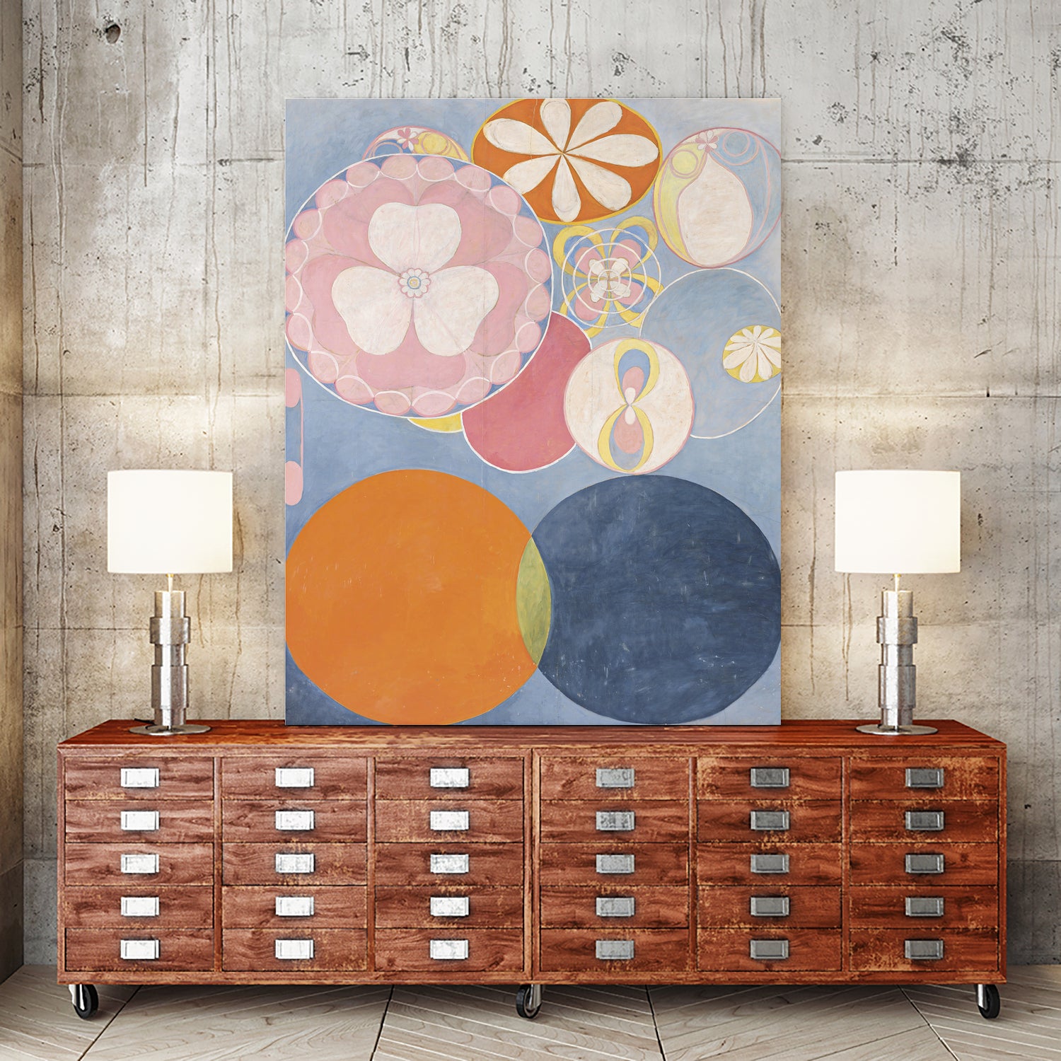 Group IV, No. 2. The Ten Largest, Childhood, 1907 by Hilma af Klint on GIANT ART - orange museum