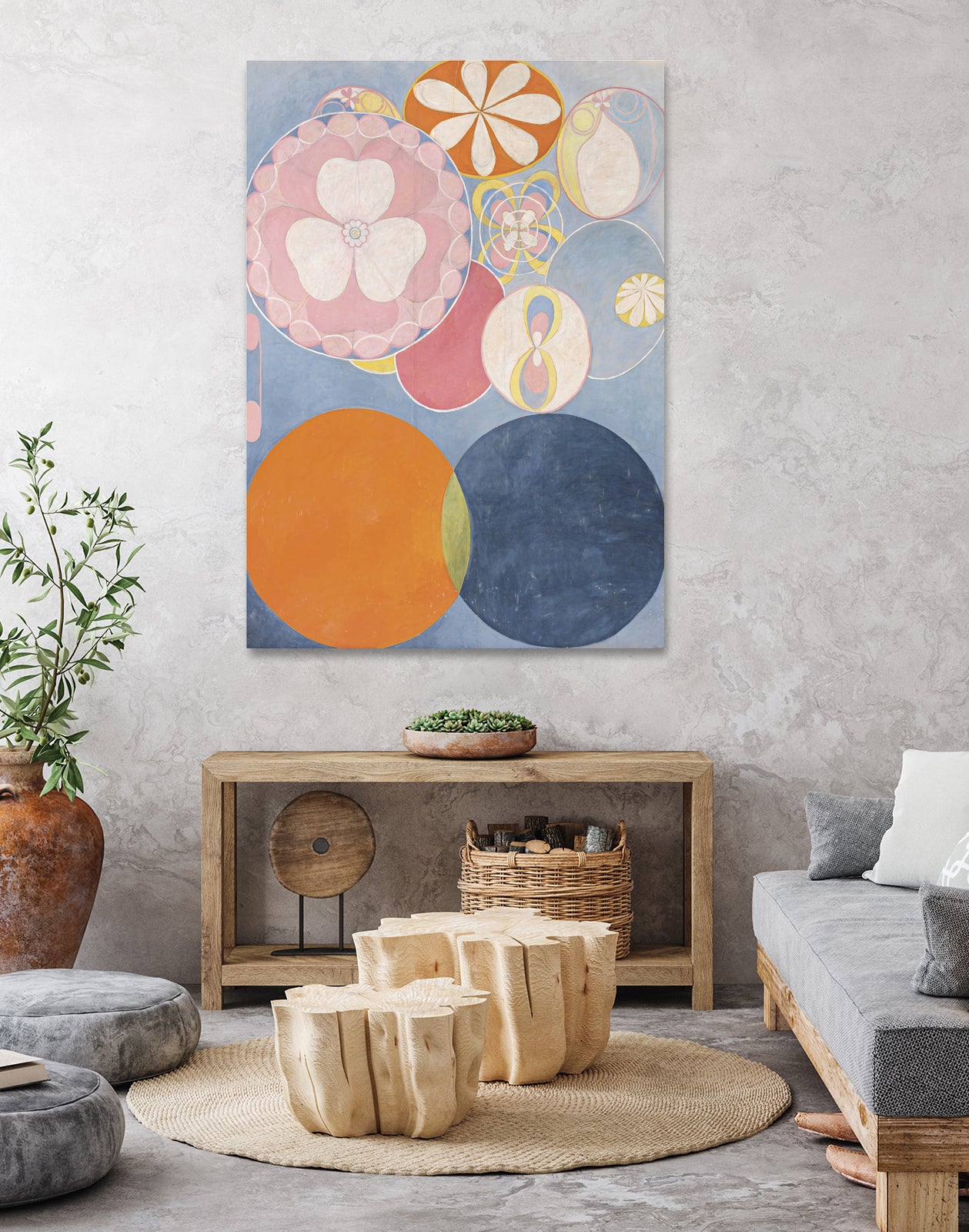 Group IV, No. 2. The Ten Largest, Childhood, 1907 by Hilma af Klint on GIANT ART - orange museum