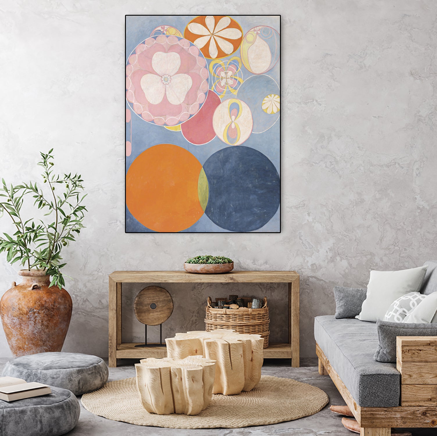 Group IV, No. 2. The Ten Largest, Childhood, 1907 by Hilma af Klint on GIANT ART - orange museum