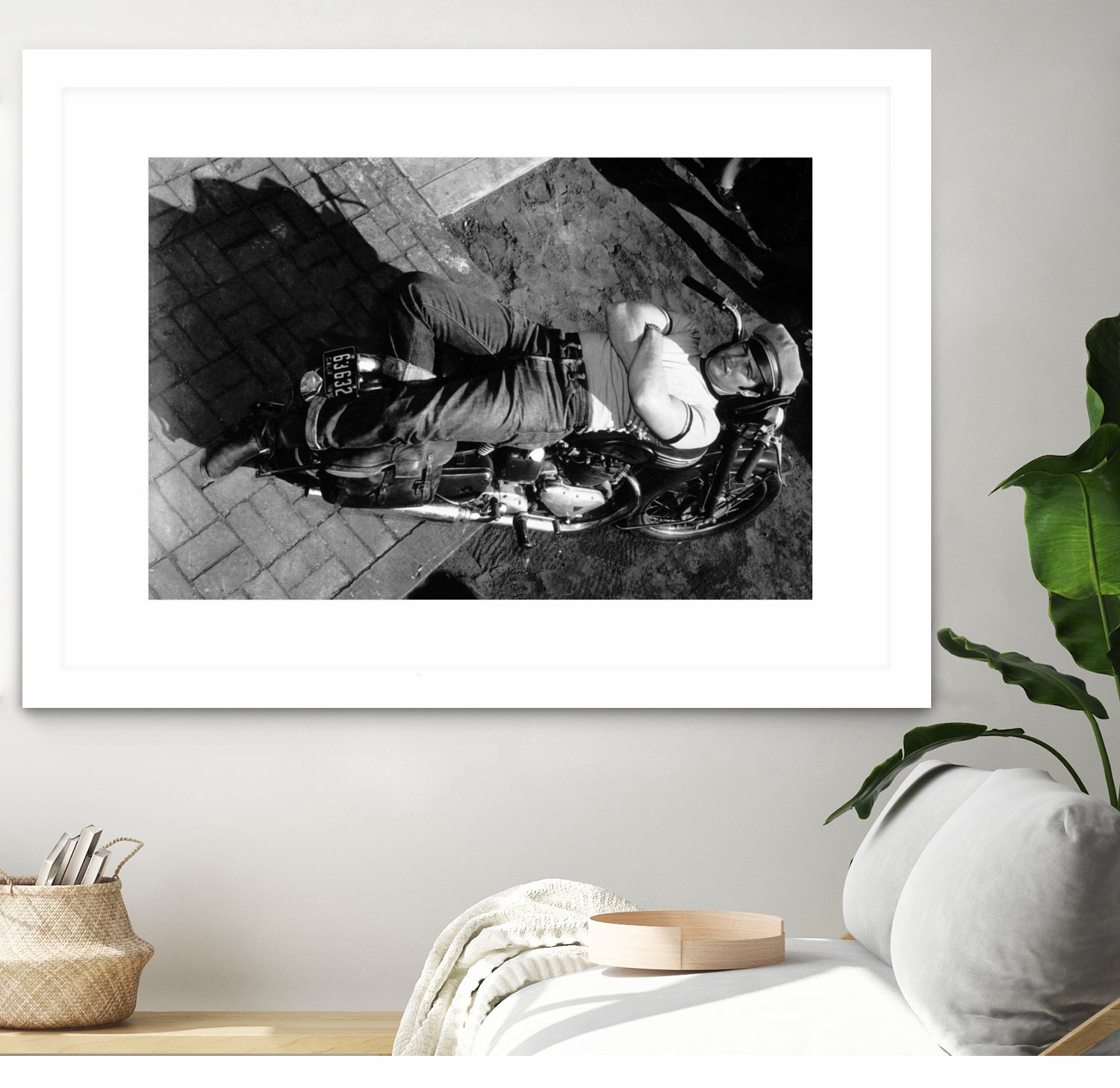 The Wild One directed by Laszlo Benedek, 1953 by Bridgeman Images on GIANT ART - black and white photography