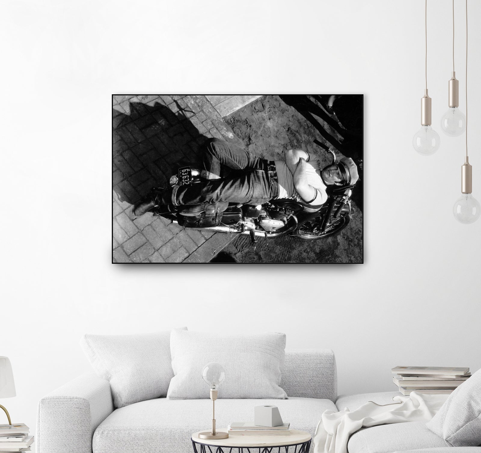 The Wild One directed by Laszlo Benedek, 1953 by Bridgeman Images on GIANT ART - black and white photography