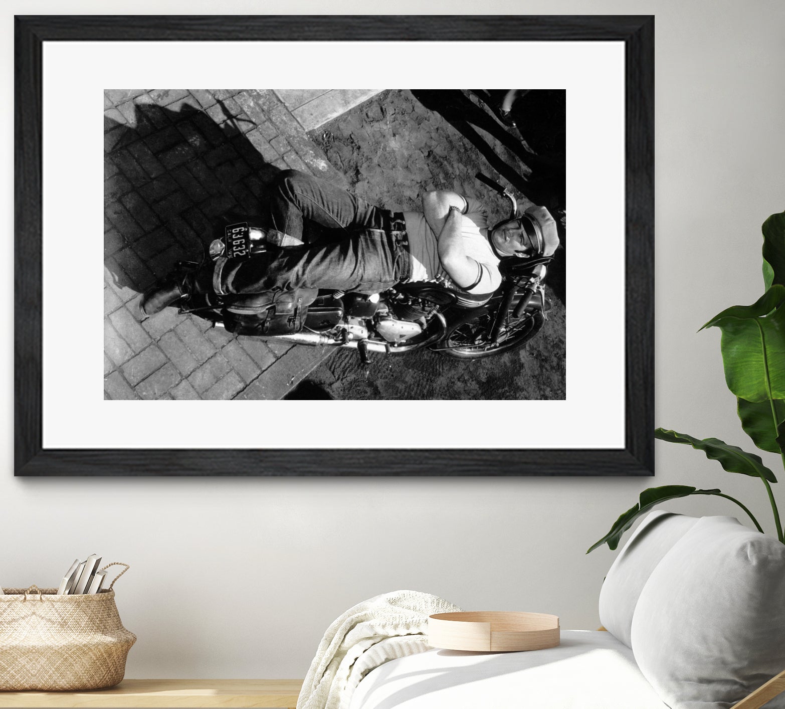 The Wild One directed by Laszlo Benedek, 1953 by Bridgeman Images on GIANT ART - black and white photography