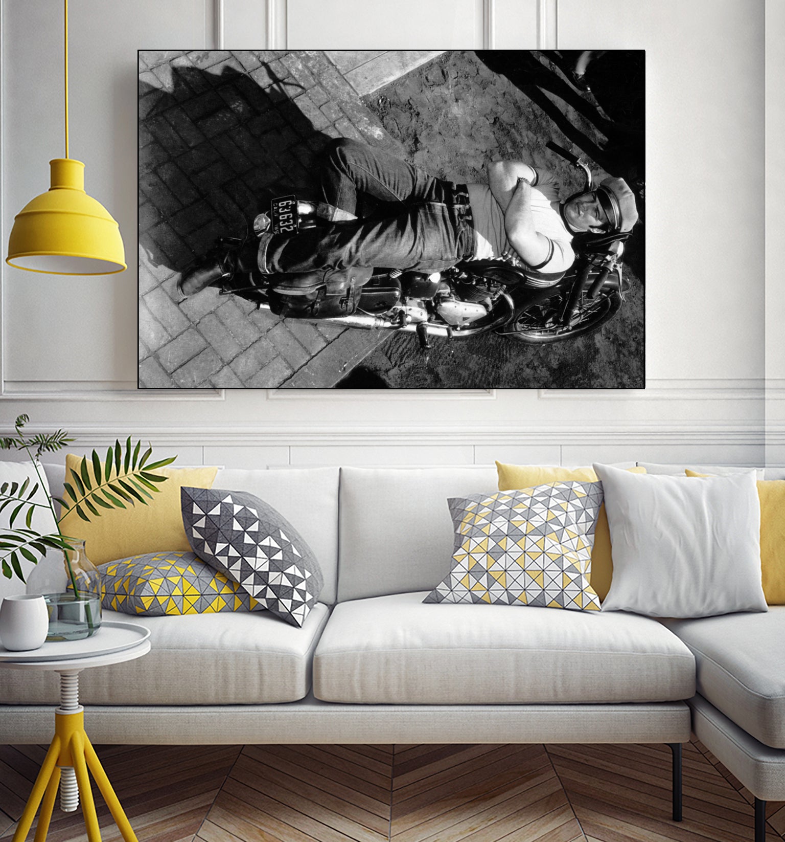 The Wild One directed by Laszlo Benedek, 1953 by Bridgeman Images on GIANT ART - black and white photography