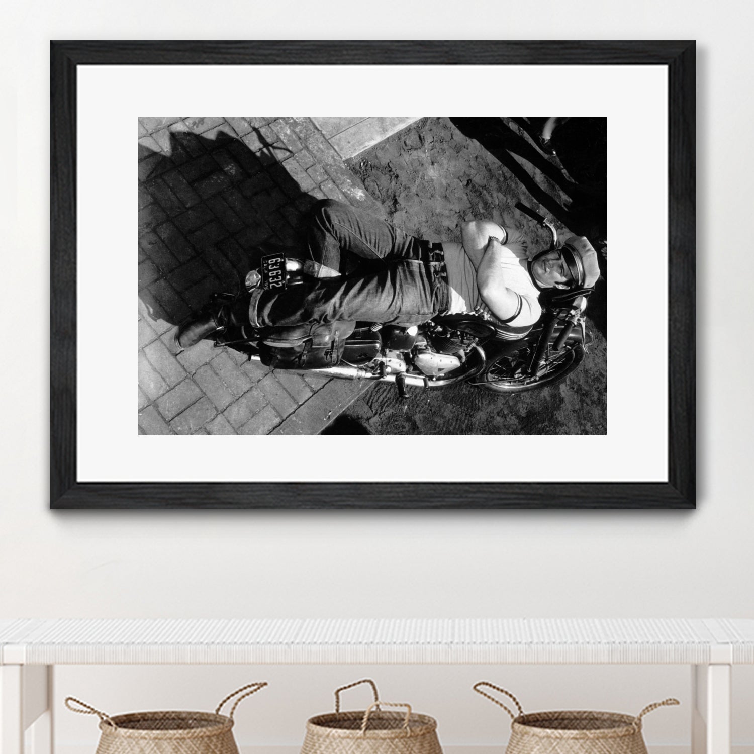 The Wild One directed by Laszlo Benedek, 1953 by Bridgeman Images on GIANT ART - black and white photography