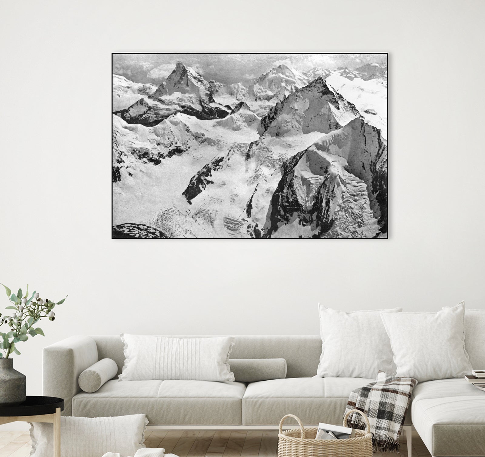 Mount Cervin, c.1900 by Bridgeman Images on GIANT ART - black and white photogrpahy