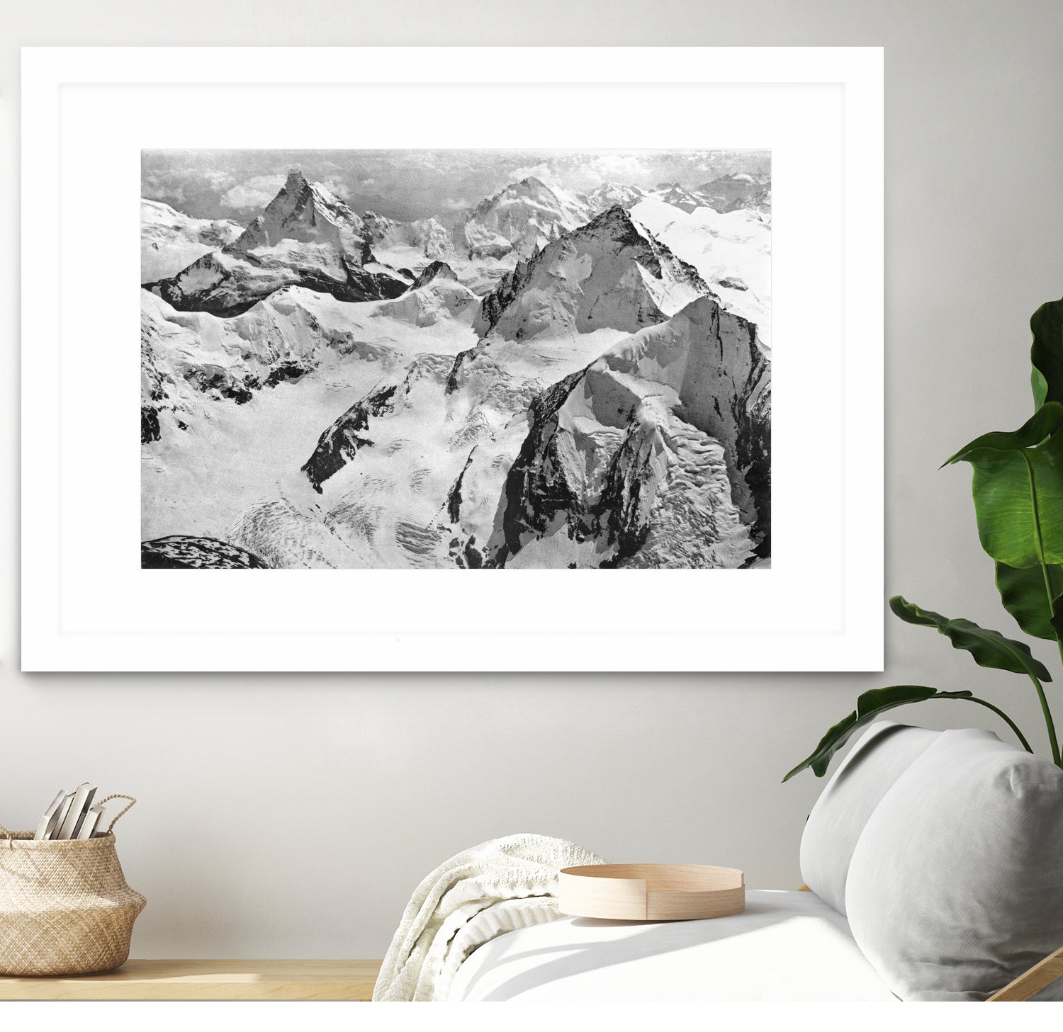 Mount Cervin, c.1900 by Bridgeman Images on GIANT ART - black and white photogrpahy