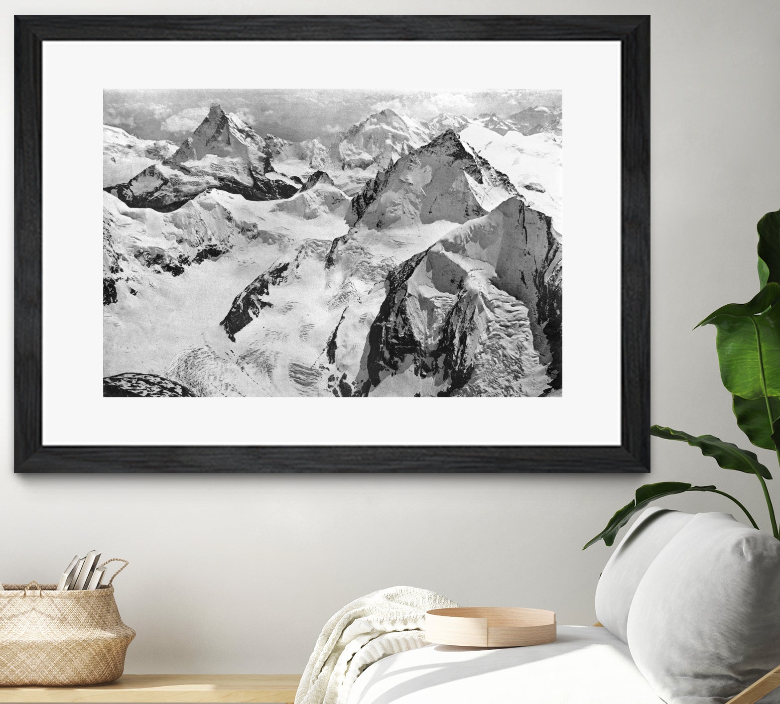 Mount Cervin, c.1900 by Bridgeman Images on GIANT ART - black and white photogrpahy