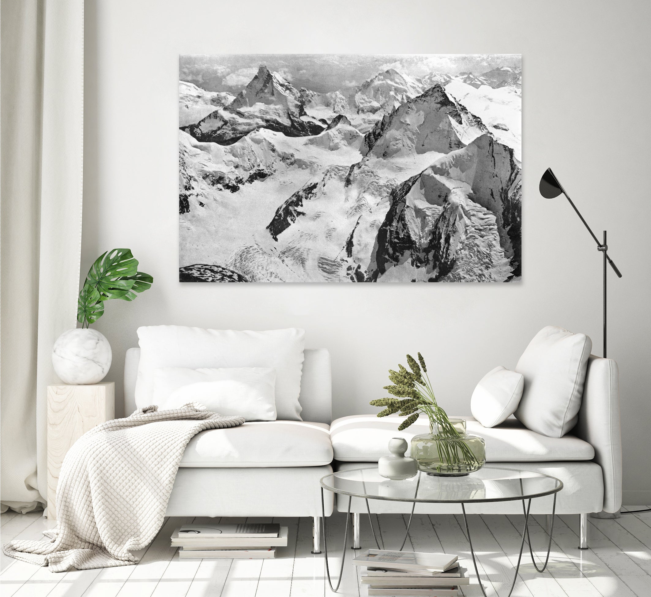 Mount Cervin, c.1900 by Bridgeman Images on GIANT ART - black and white photogrpahy