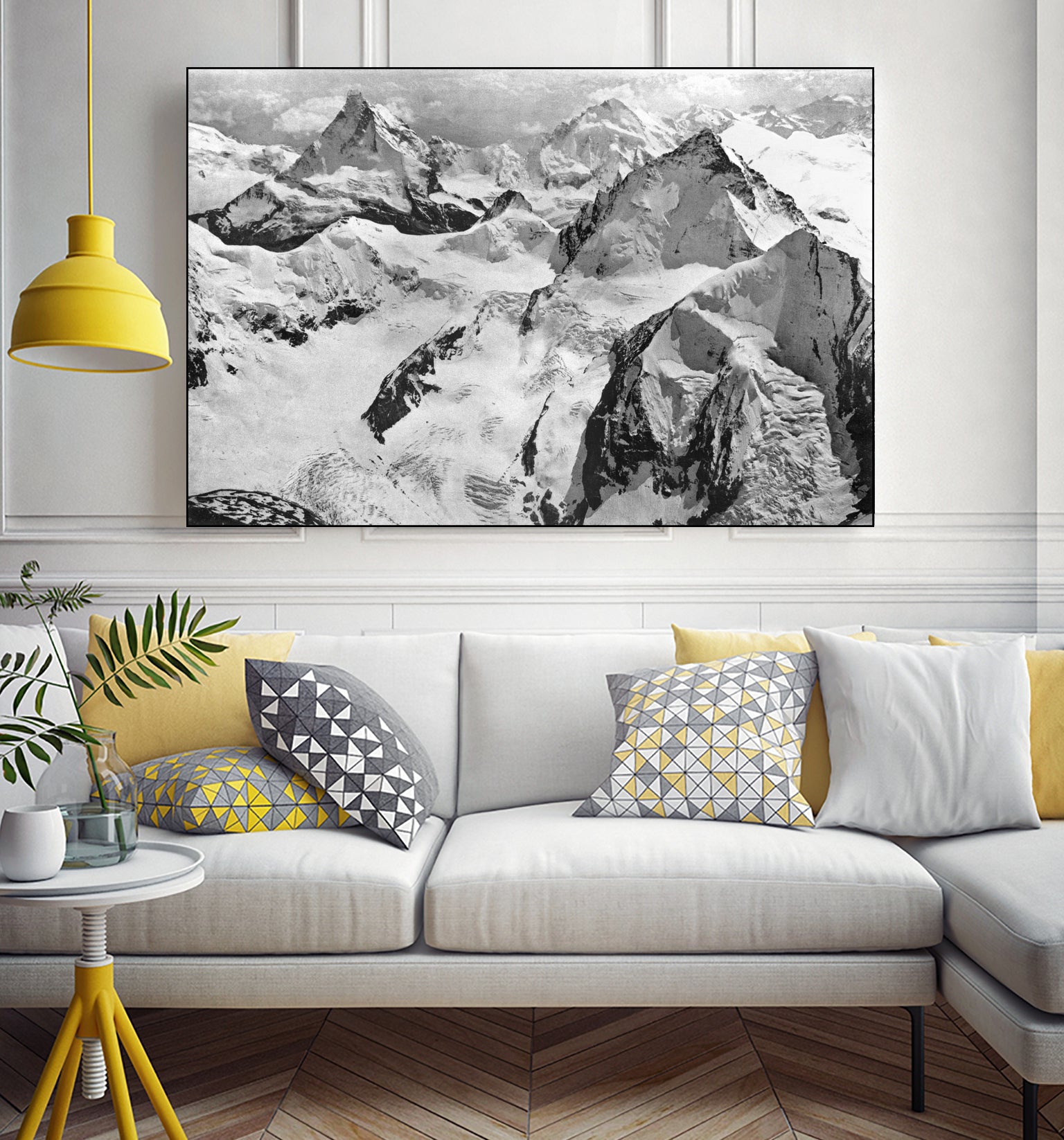 Mount Cervin, c.1900 by Bridgeman Images on GIANT ART - black and white photogrpahy
