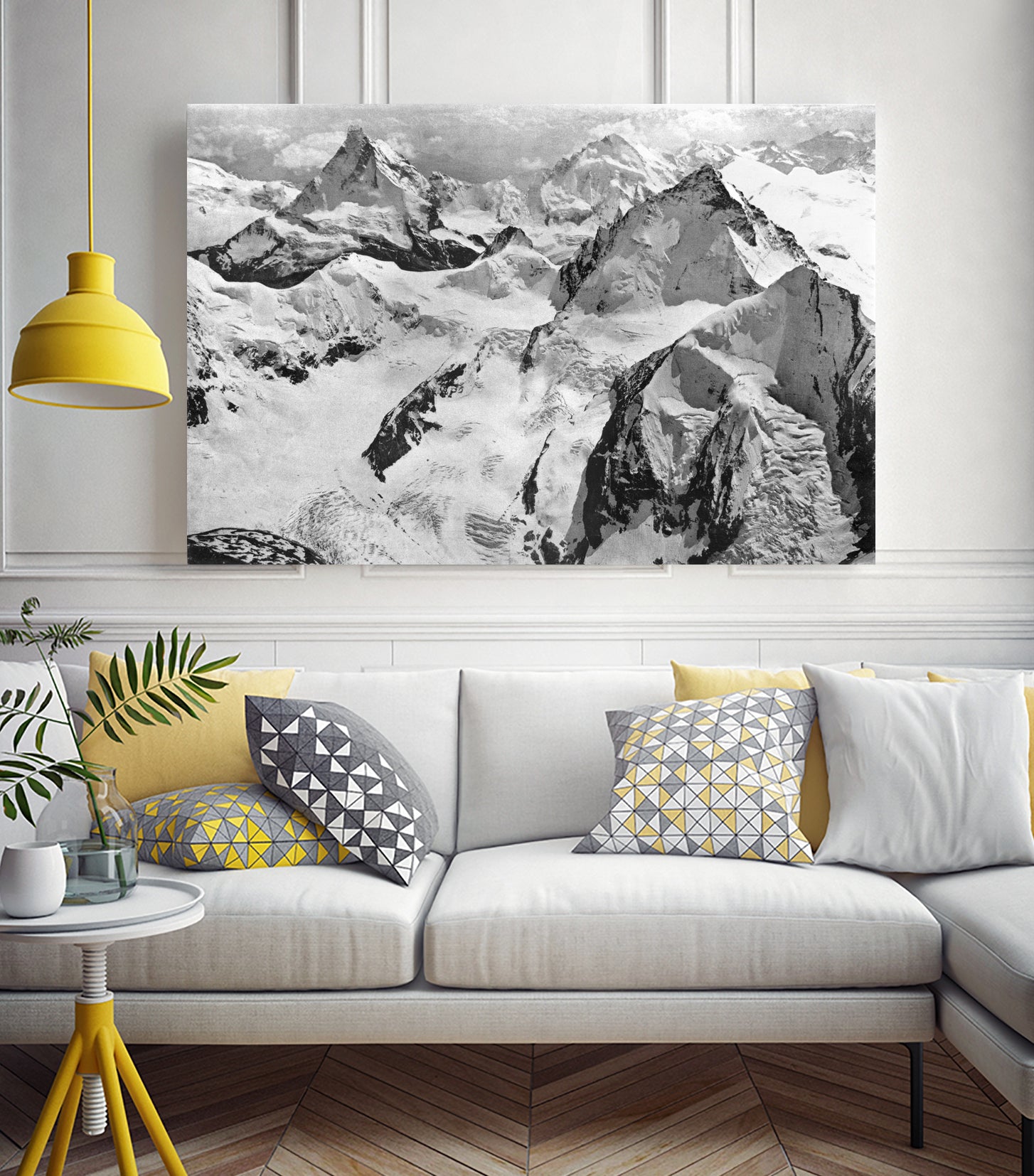 Mount Cervin, c.1900 by Bridgeman Images on GIANT ART - black and white photogrpahy