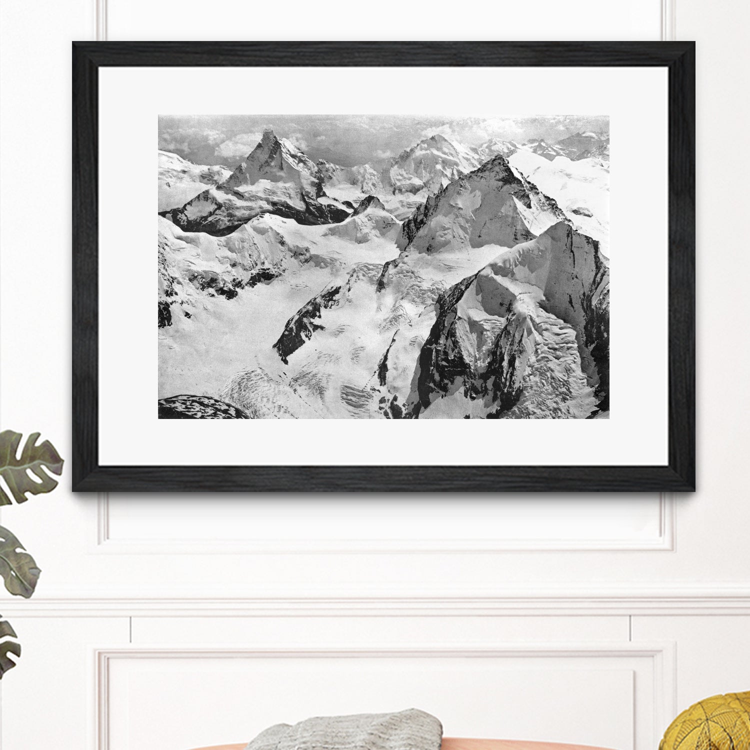 Mount Cervin, c.1900 by Bridgeman Images on GIANT ART - black and white photogrpahy