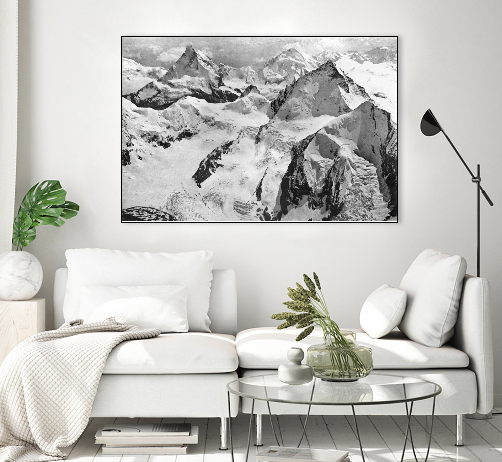 Mount Cervin, c.1900 by Bridgeman Images on GIANT ART - black and white photogrpahy