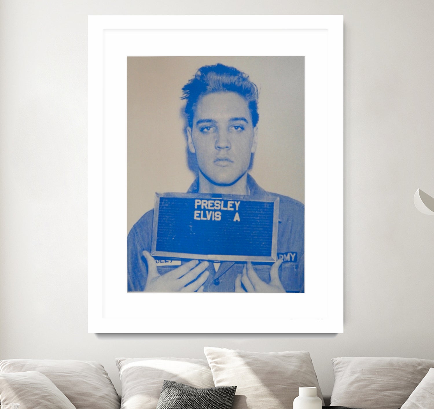 Elvis I, 2017 by Studwell, David on GIANT ART - blue photography