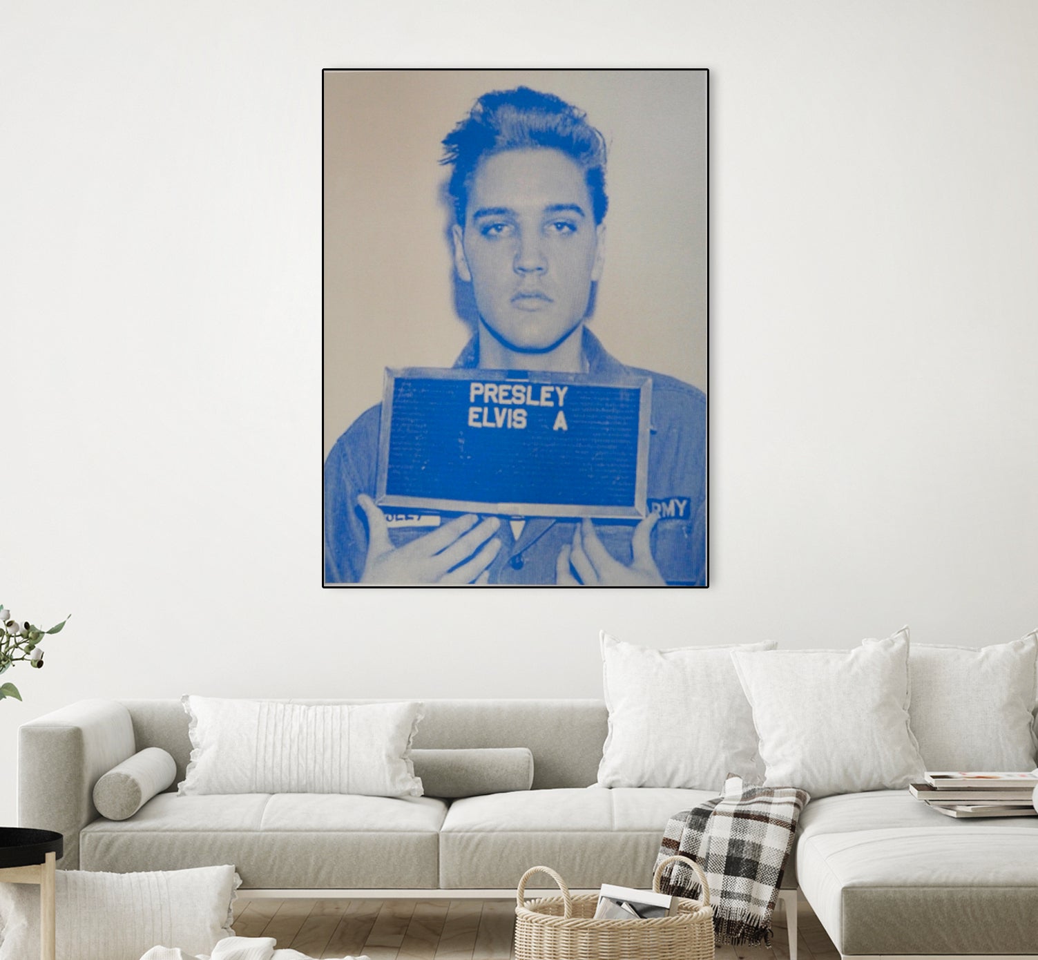 Elvis I, 2017 by Studwell, David on GIANT ART - blue photography