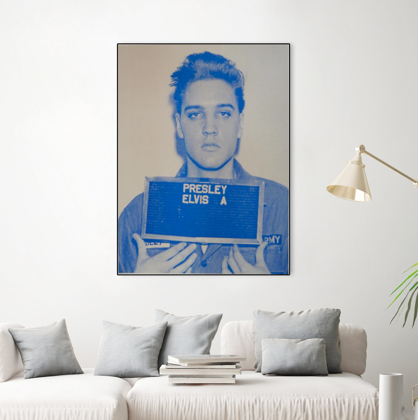 Elvis I, 2017 by Studwell, David on GIANT ART - blue photography