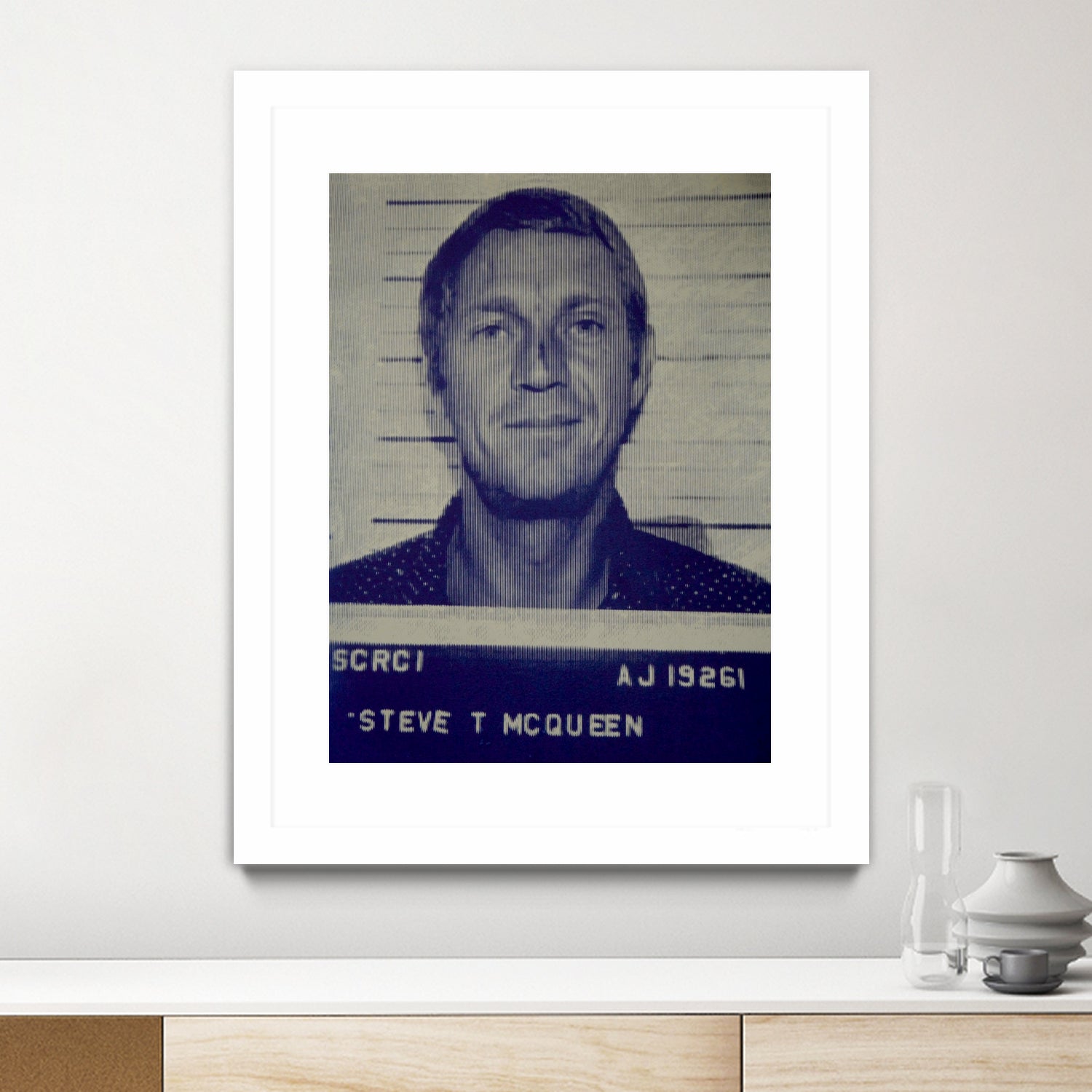 Steve McQueen I, 2017 by Bridgeman Iamges on GIANT ART - black