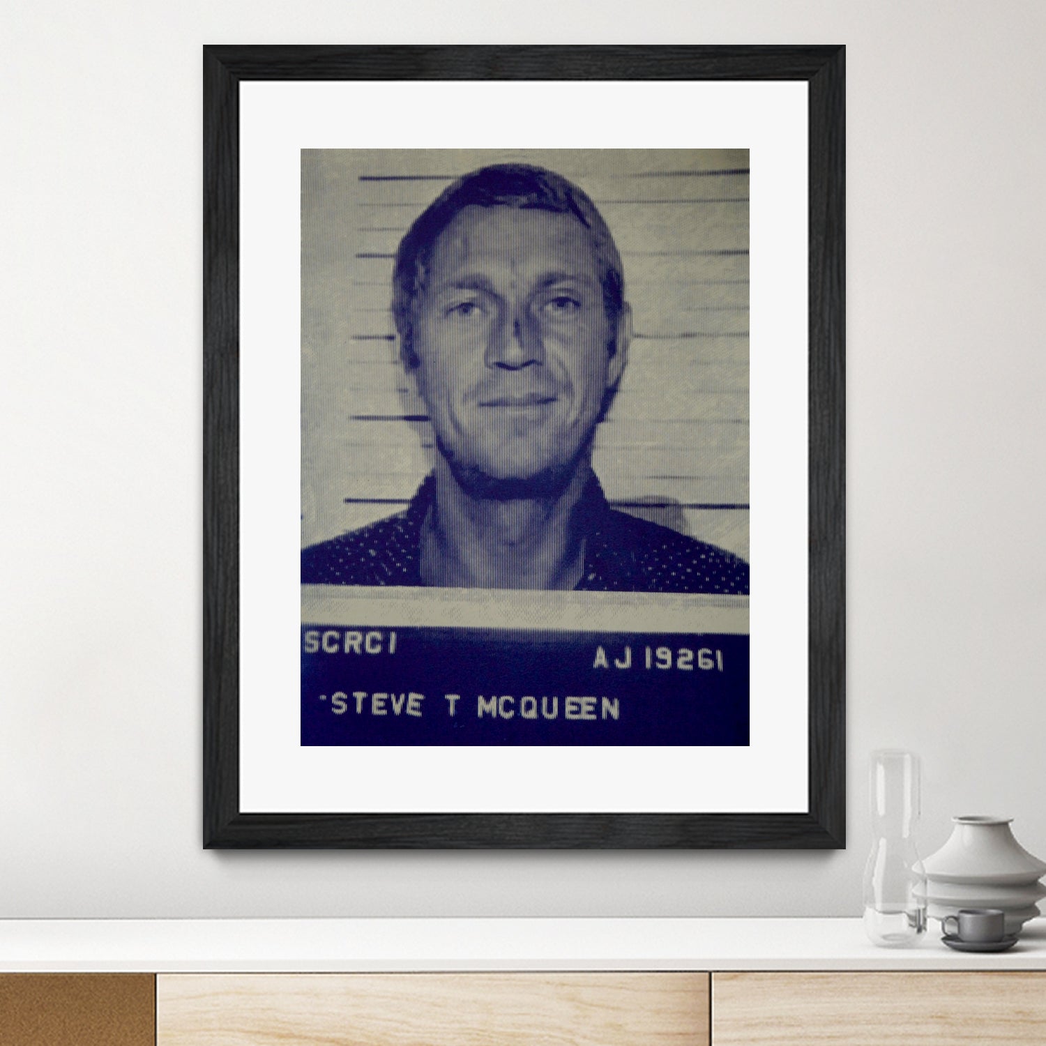 Steve McQueen I, 2017 by Bridgeman Iamges on GIANT ART - black