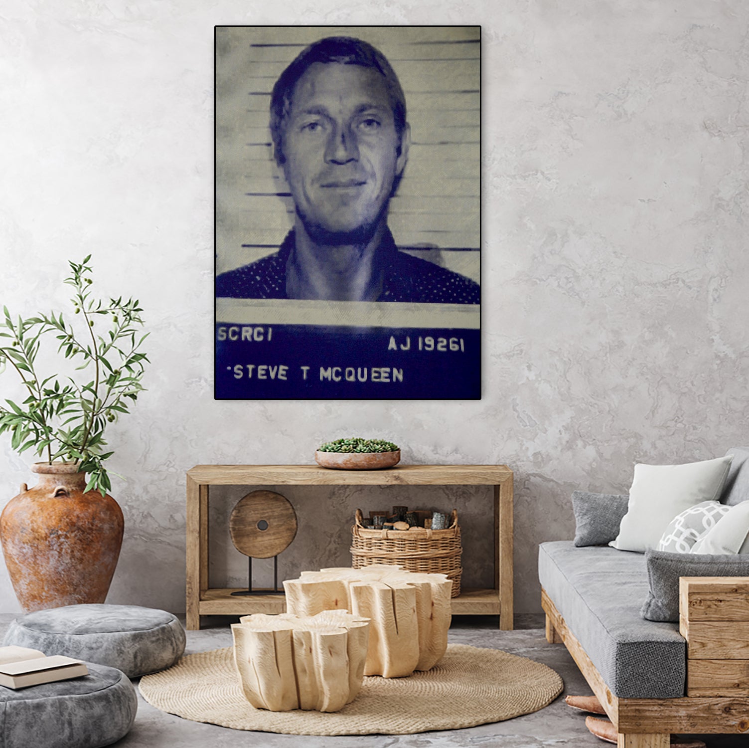 Steve McQueen I, 2017 by Bridgeman Iamges on GIANT ART - black