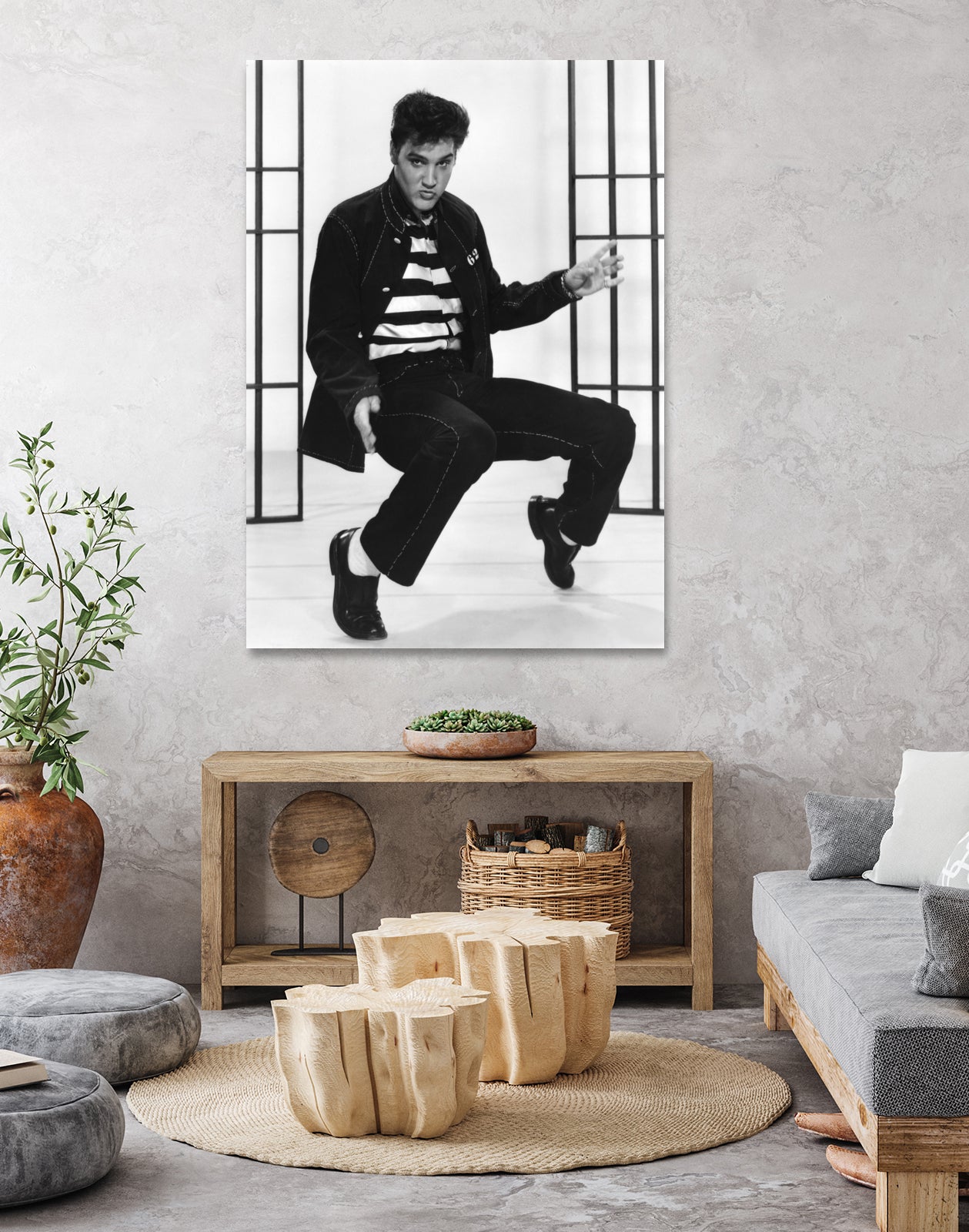 Elvis Presley by Bridgeman Images on GIANT ART - black and white photography