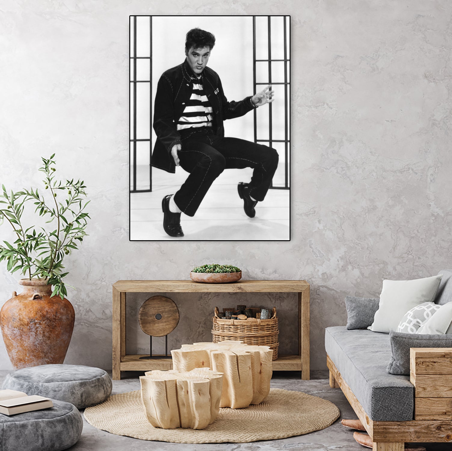 Elvis Presley by Bridgeman Images on GIANT ART - black and white photography