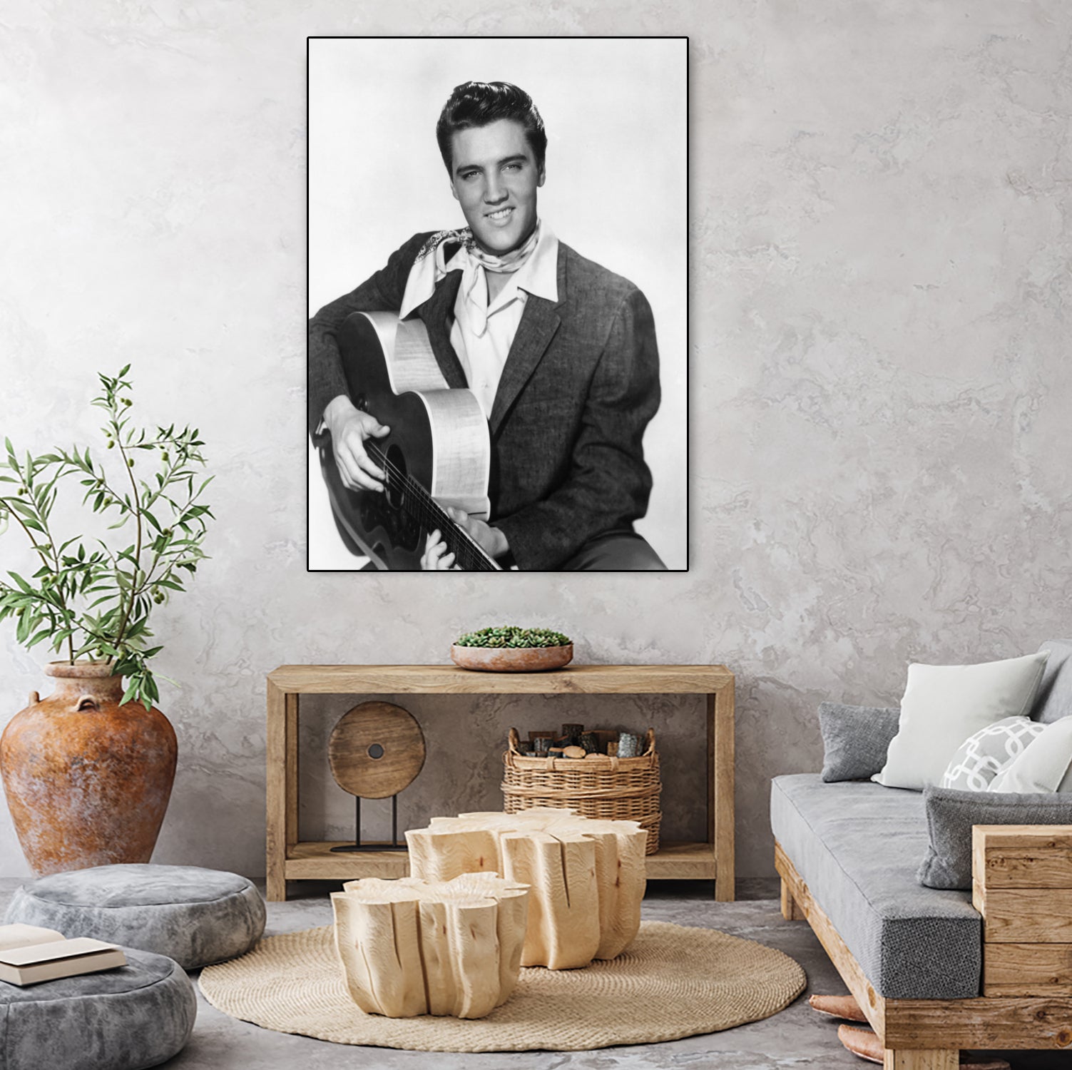 Elvis Presley by Paramount Pictures Bridgeman Images on GIANT ART - black and white photography