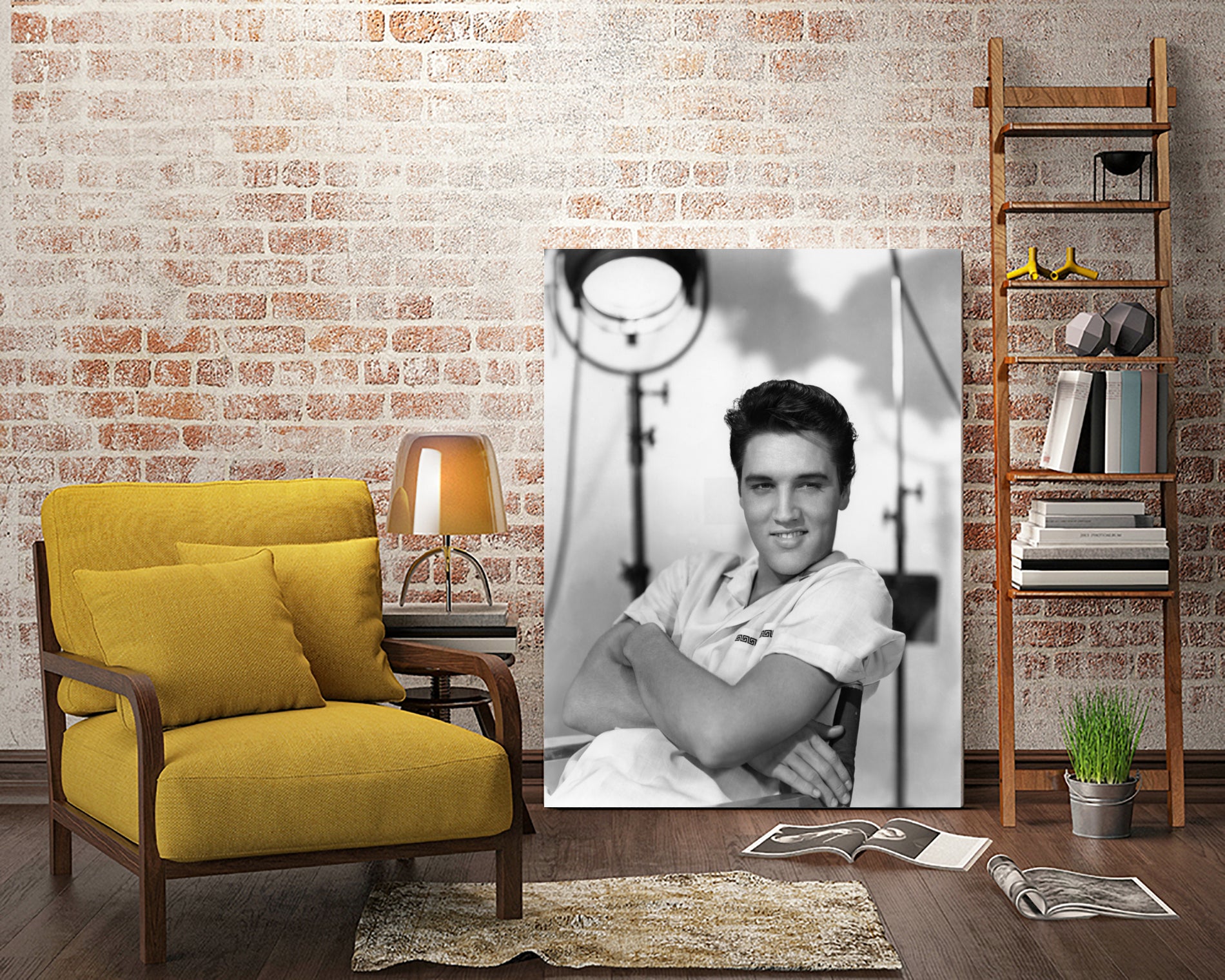 Elvis Presley by Bridgman Images on GIANT ART - black and white photography