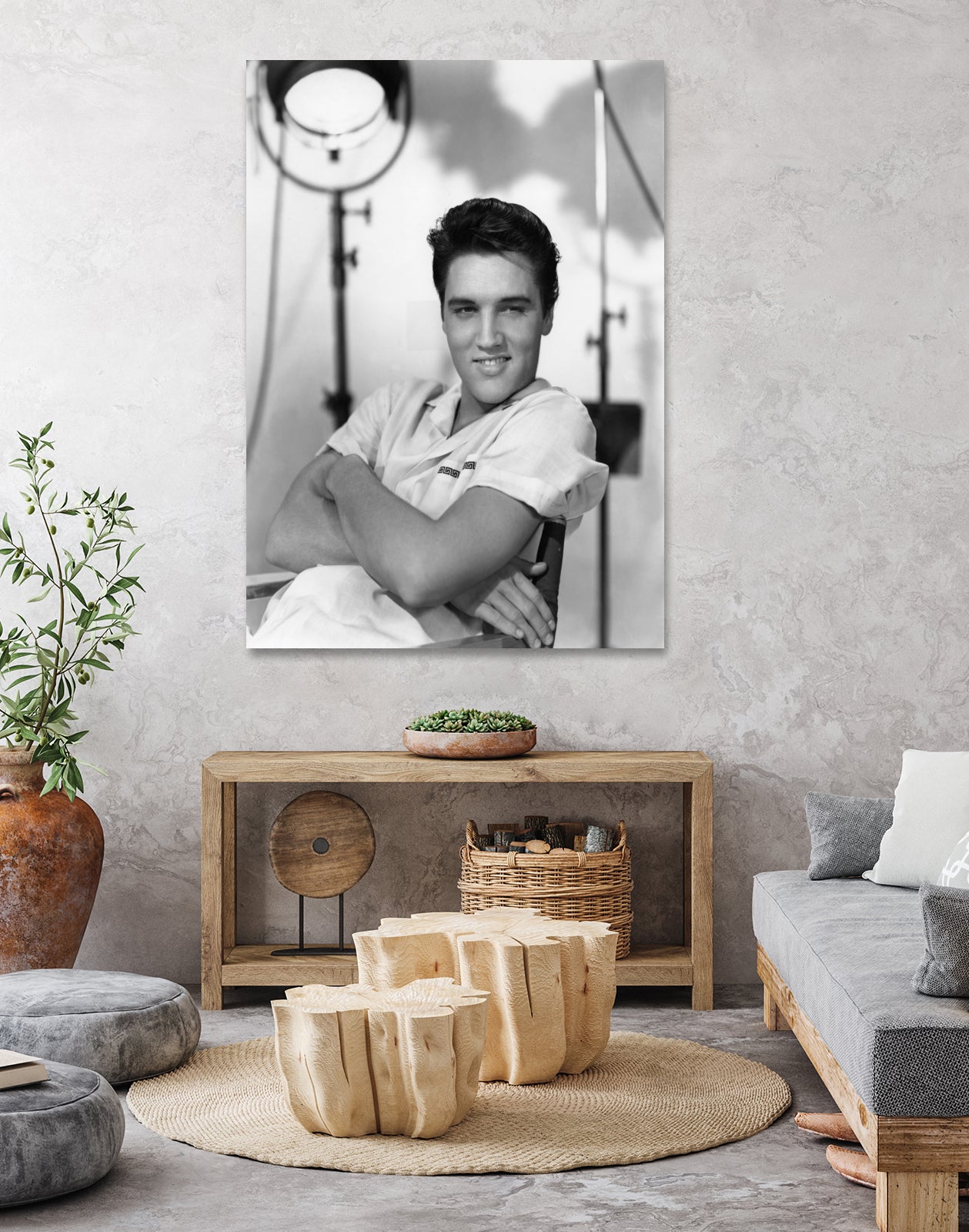 Elvis Presley by Bridgman Images on GIANT ART - black and white photography