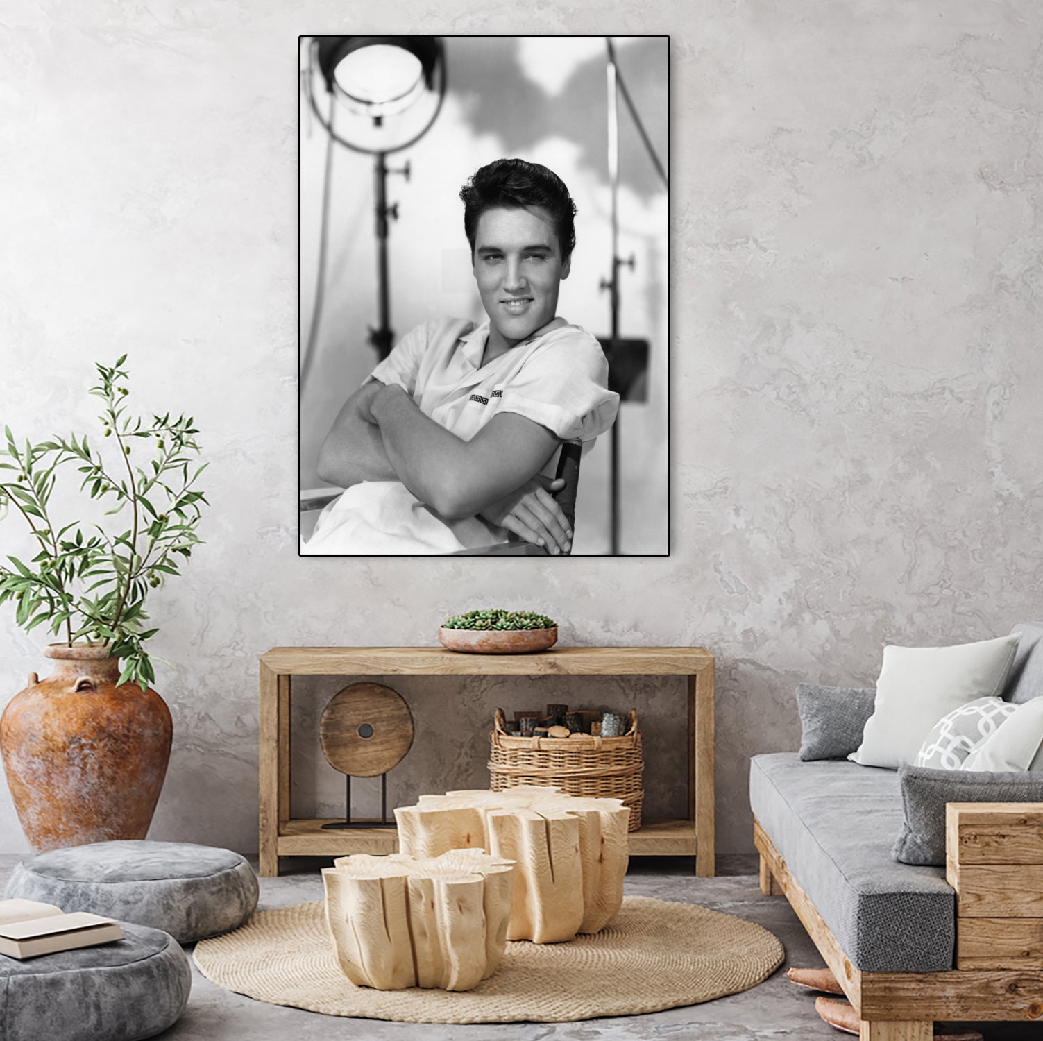 Elvis Presley by Bridgman Images on GIANT ART - black and white photography