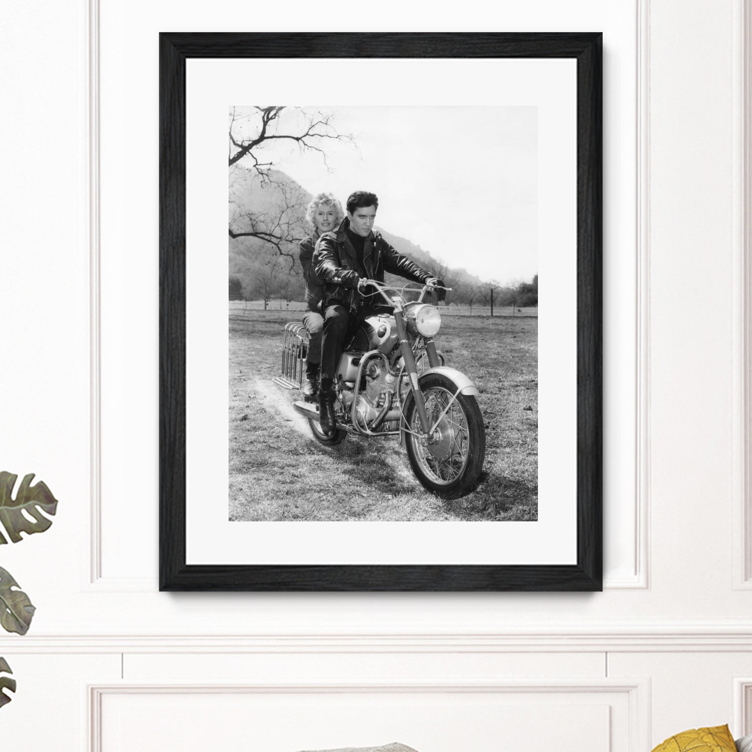 Barbara Stanwyck And Elvis Presley by Bridgeman Images on GIANT ART - black and white photography