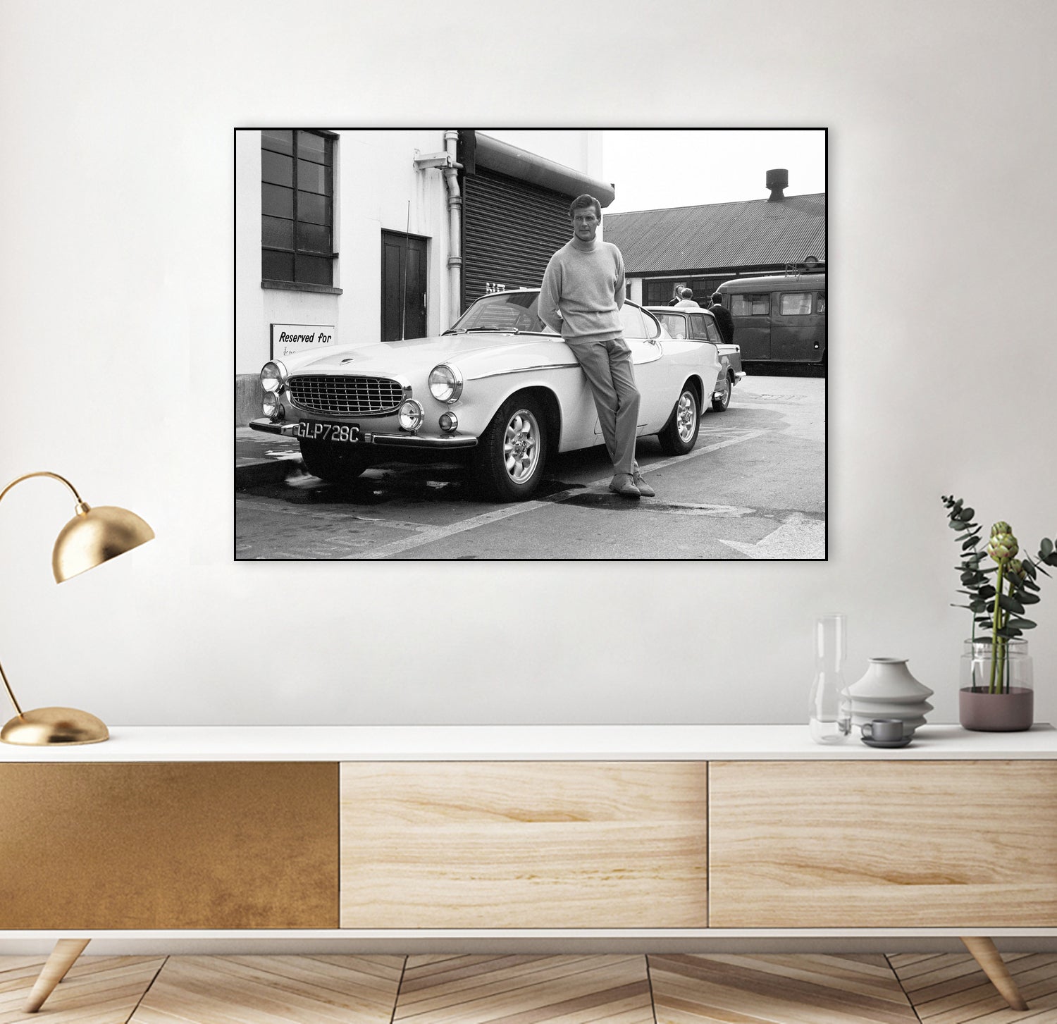 Volvo P1800, 1966 by bridgeman Images on GIANT ART - black and white photography