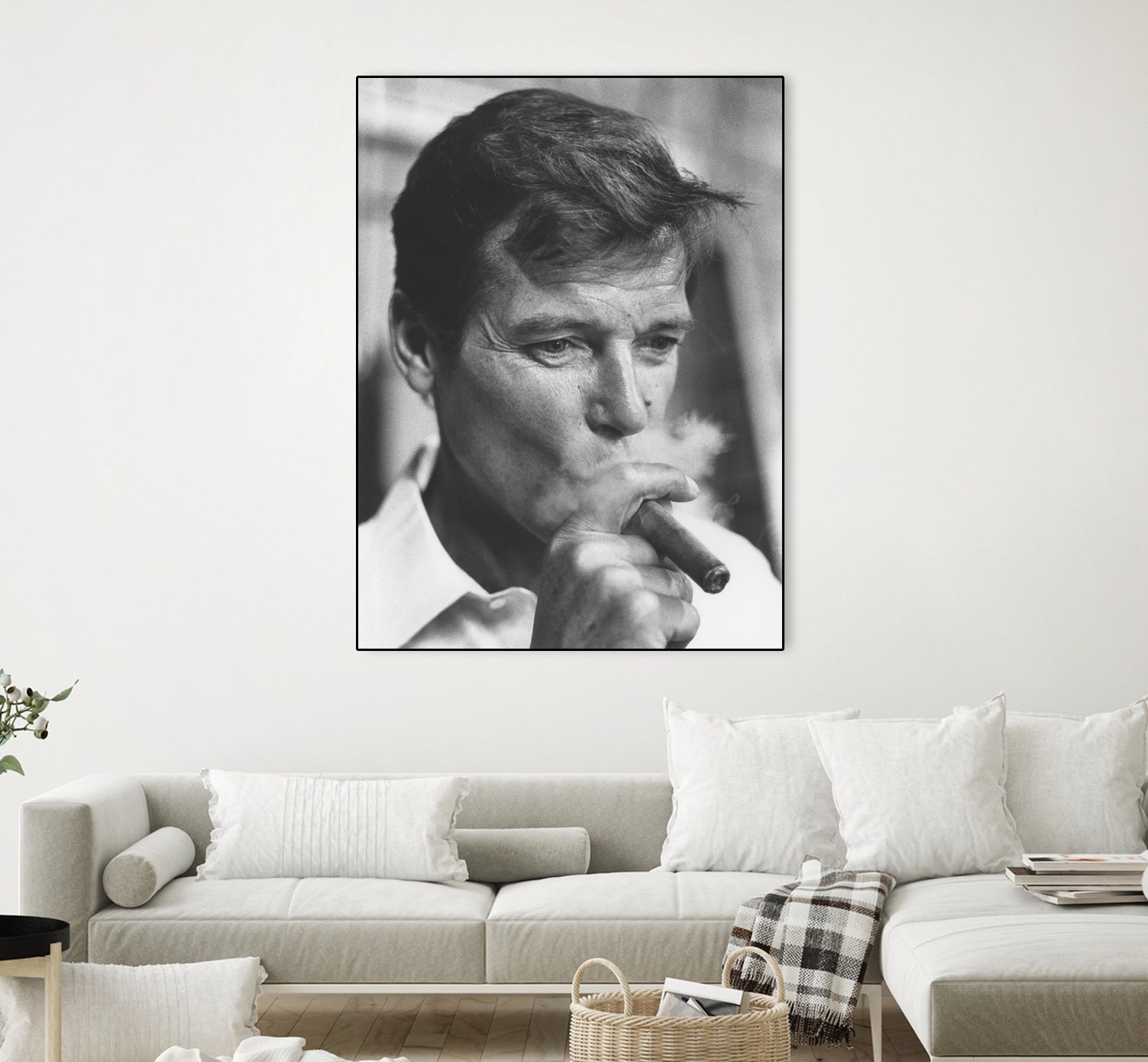 Roger Moore by © Classic Picture Library / Bridgeman Images on GIANT ART - black and white photography