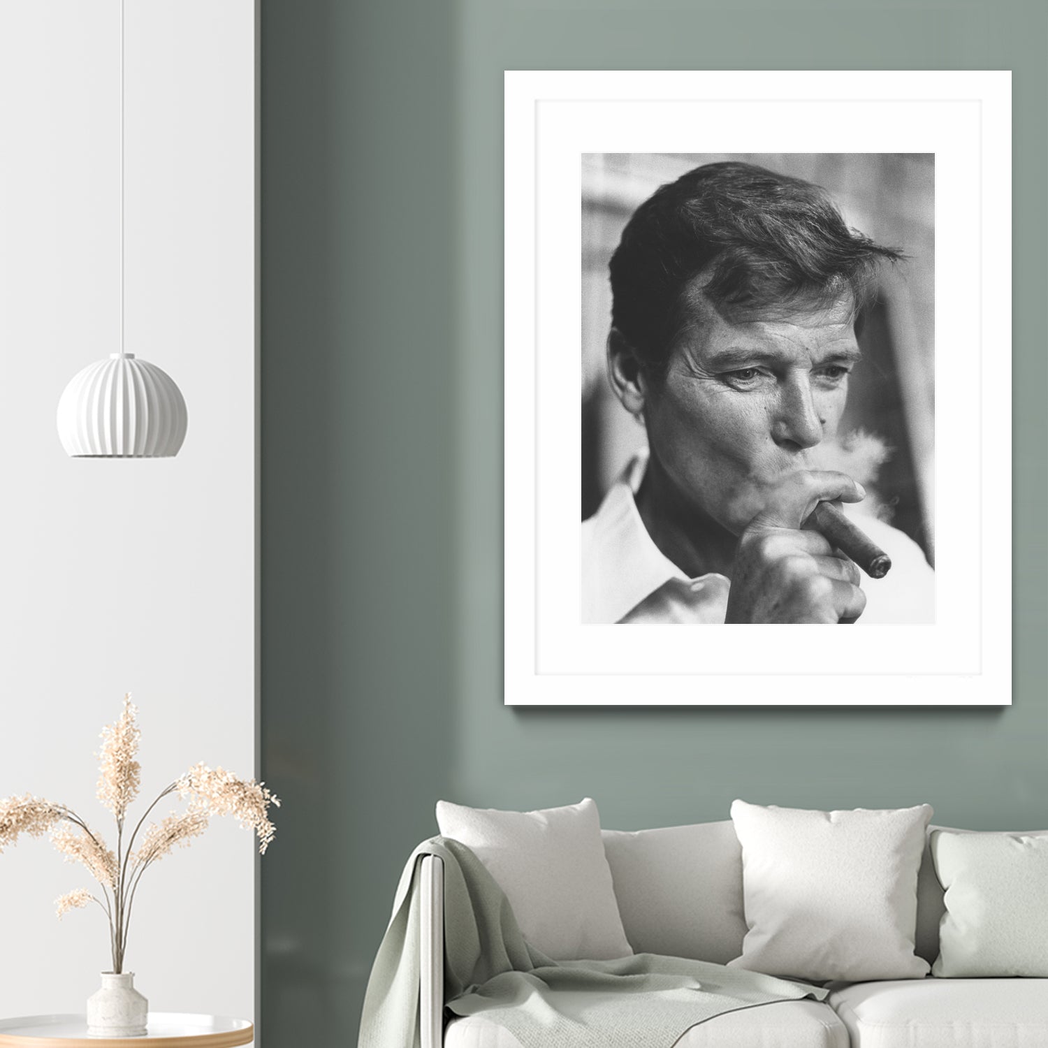 Roger Moore by © Classic Picture Library / Bridgeman Images on GIANT ART - black and white photography