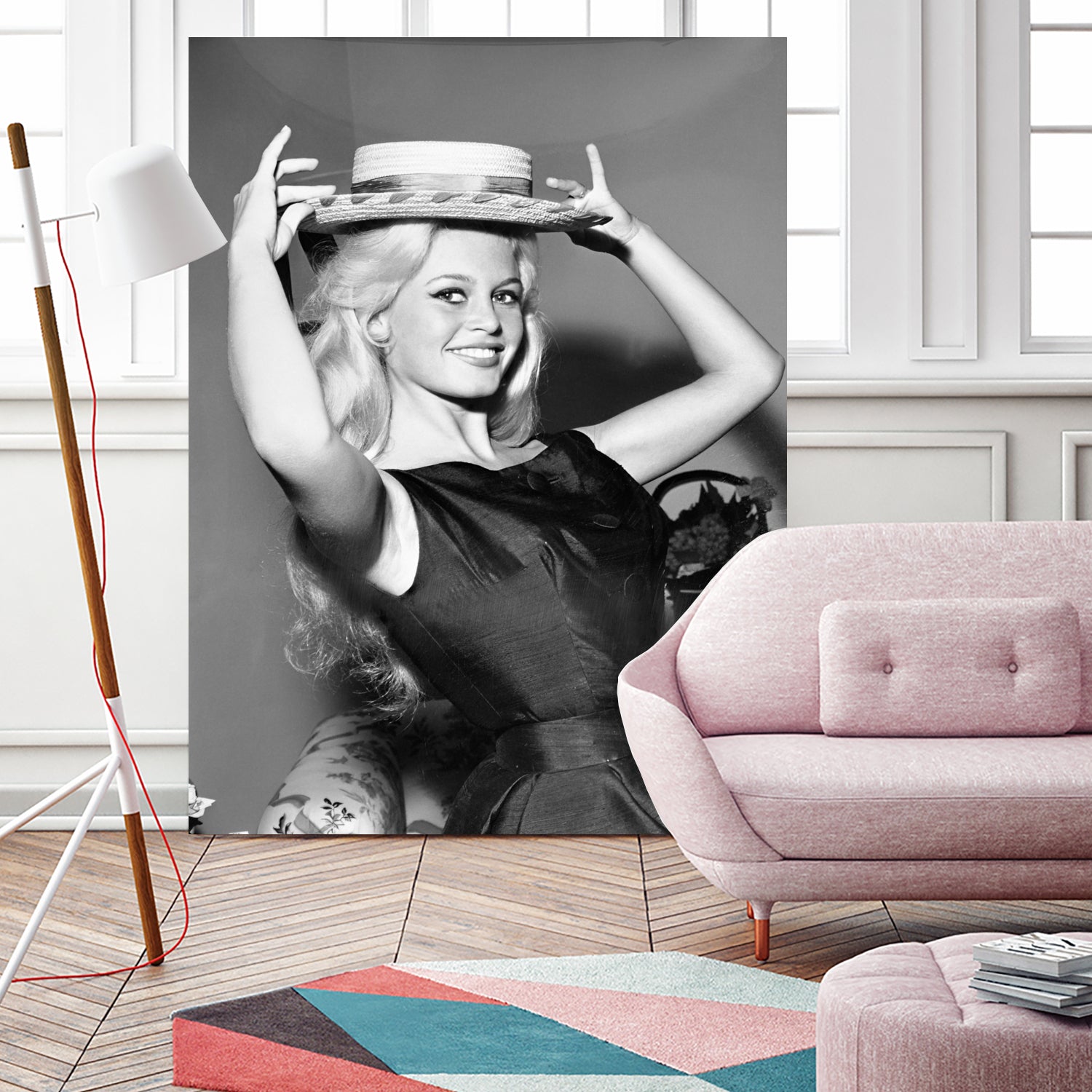 Brigitte Bardot, c.1950-60 by August Di Giovanni, Bridgeman Images on GIANT ART - black and white photography