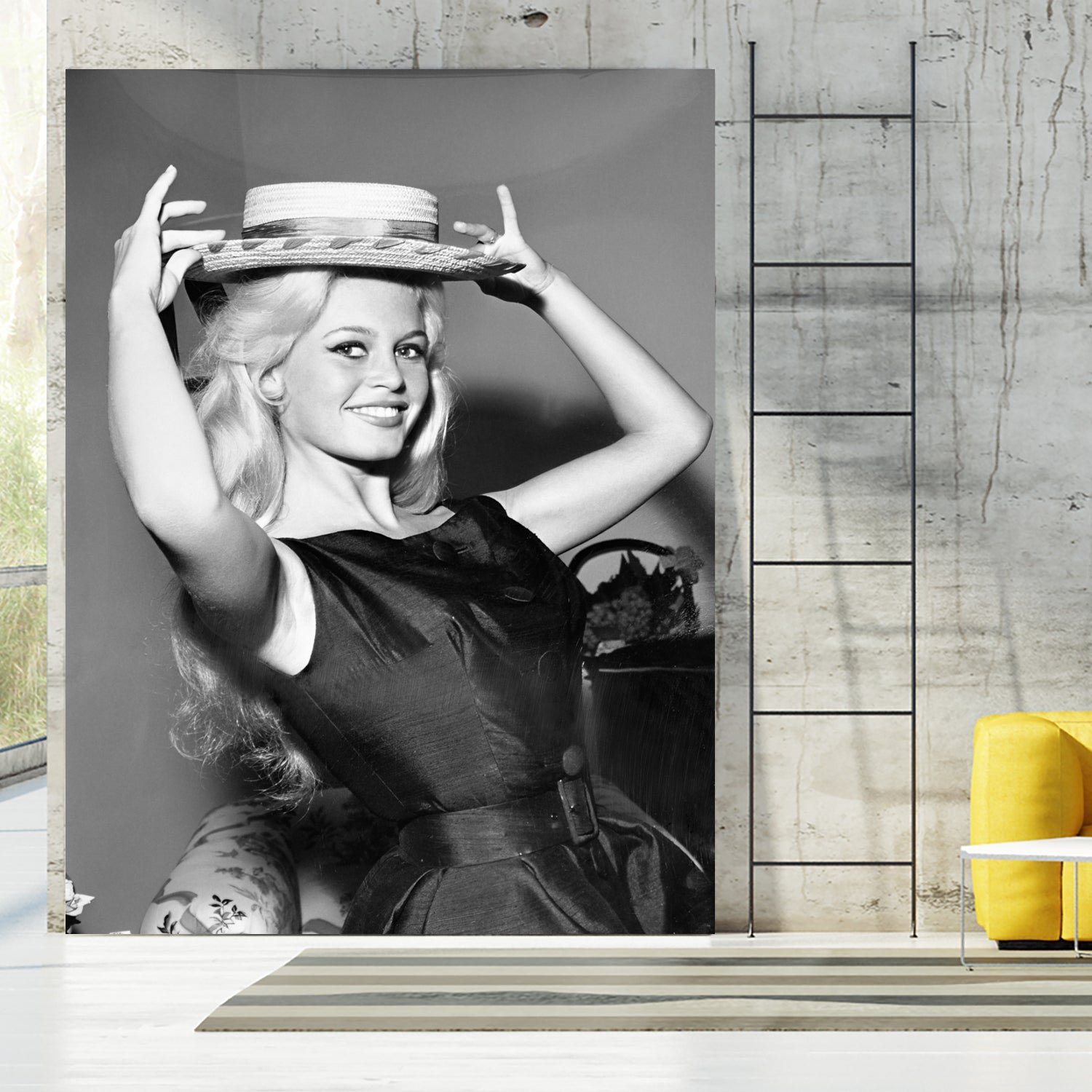 Brigitte Bardot, c.1950-60 by August Di Giovanni, Bridgeman Images on GIANT ART - black and white photography