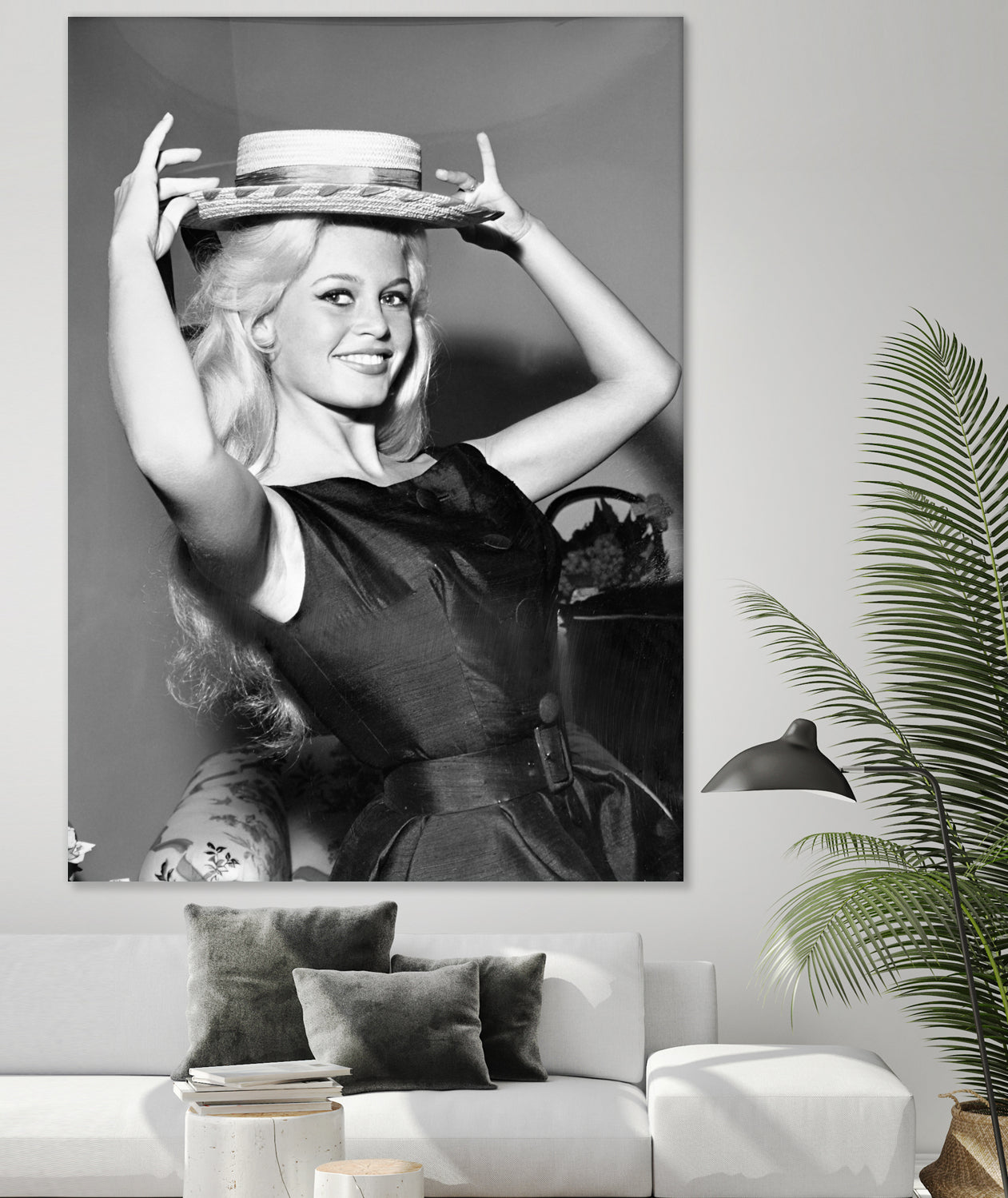 Brigitte Bardot, c.1950-60 by August Di Giovanni, Bridgeman Images on GIANT ART - black and white photography