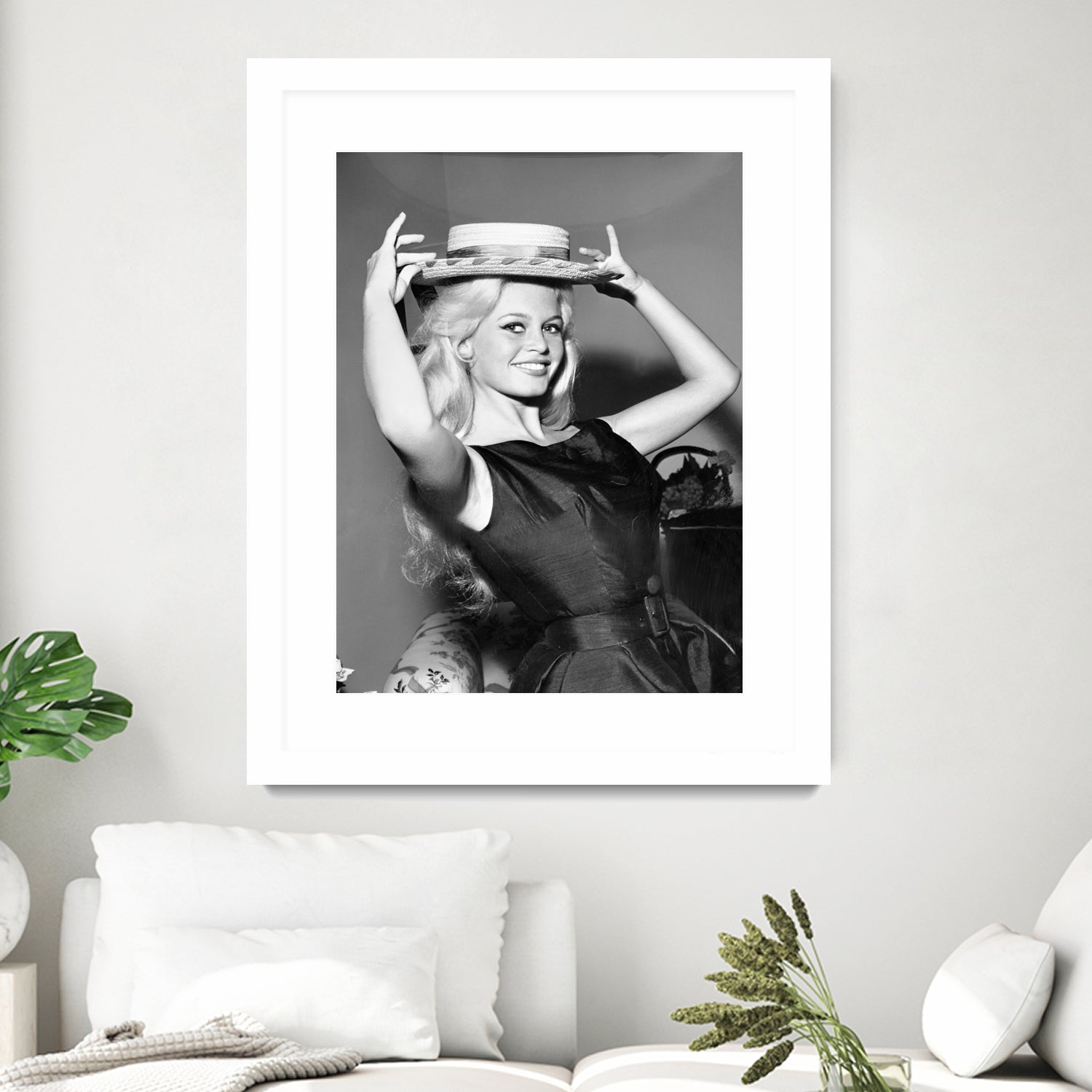 Brigitte Bardot, c.1950-60 by August Di Giovanni, Bridgeman Images on GIANT ART - black and white photography