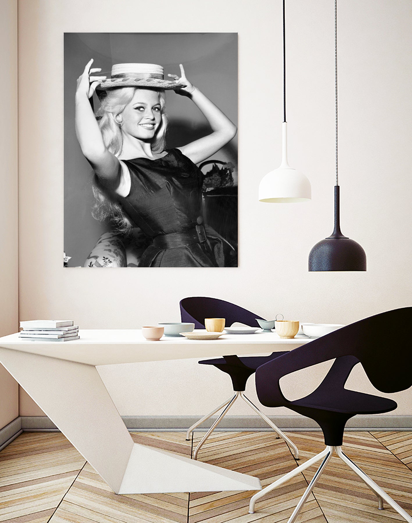 Brigitte Bardot, c.1950-60 by August Di Giovanni, Bridgeman Images on GIANT ART - black and white photography