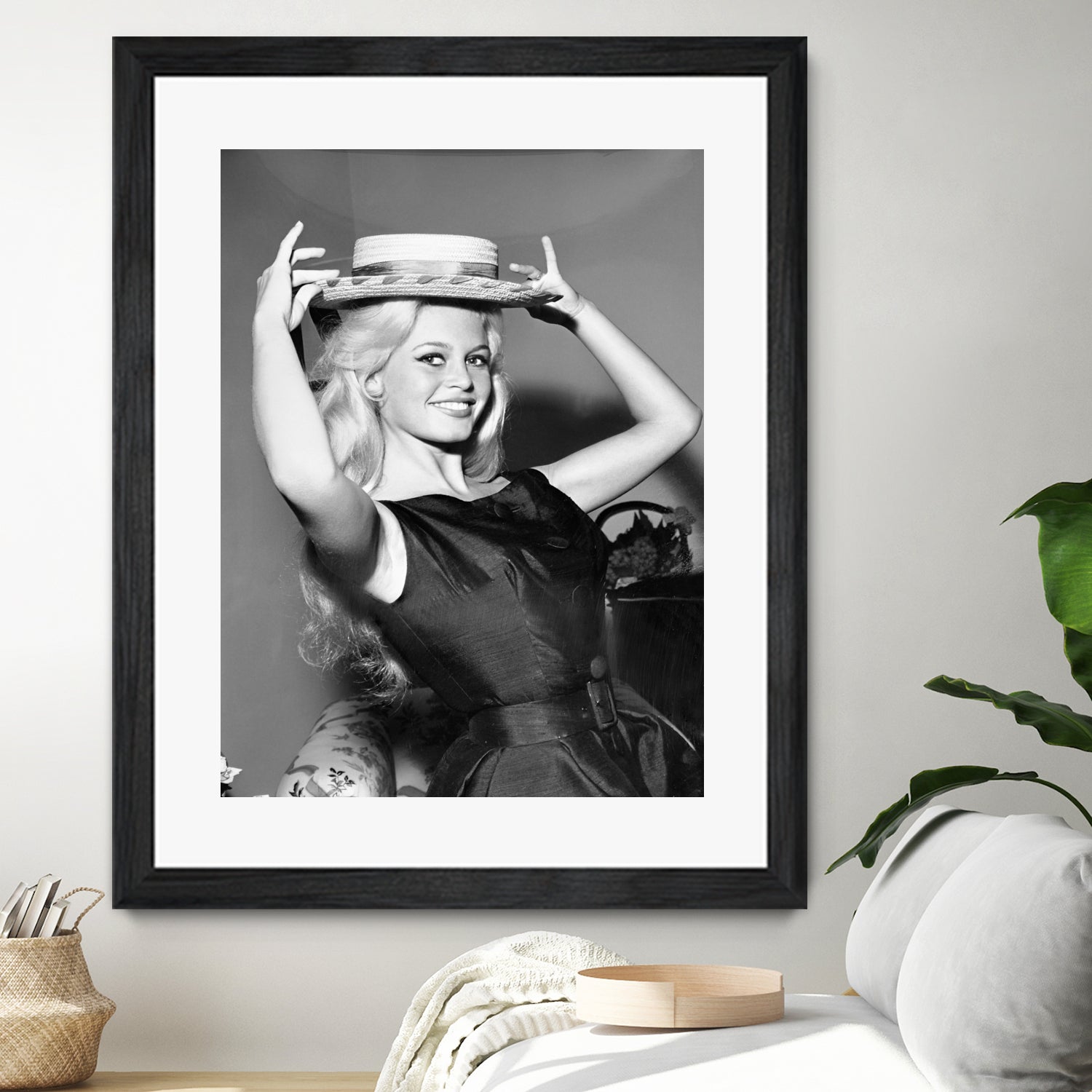 Brigitte Bardot, c.1950-60 by August Di Giovanni, Bridgeman Images on GIANT ART - black and white photography