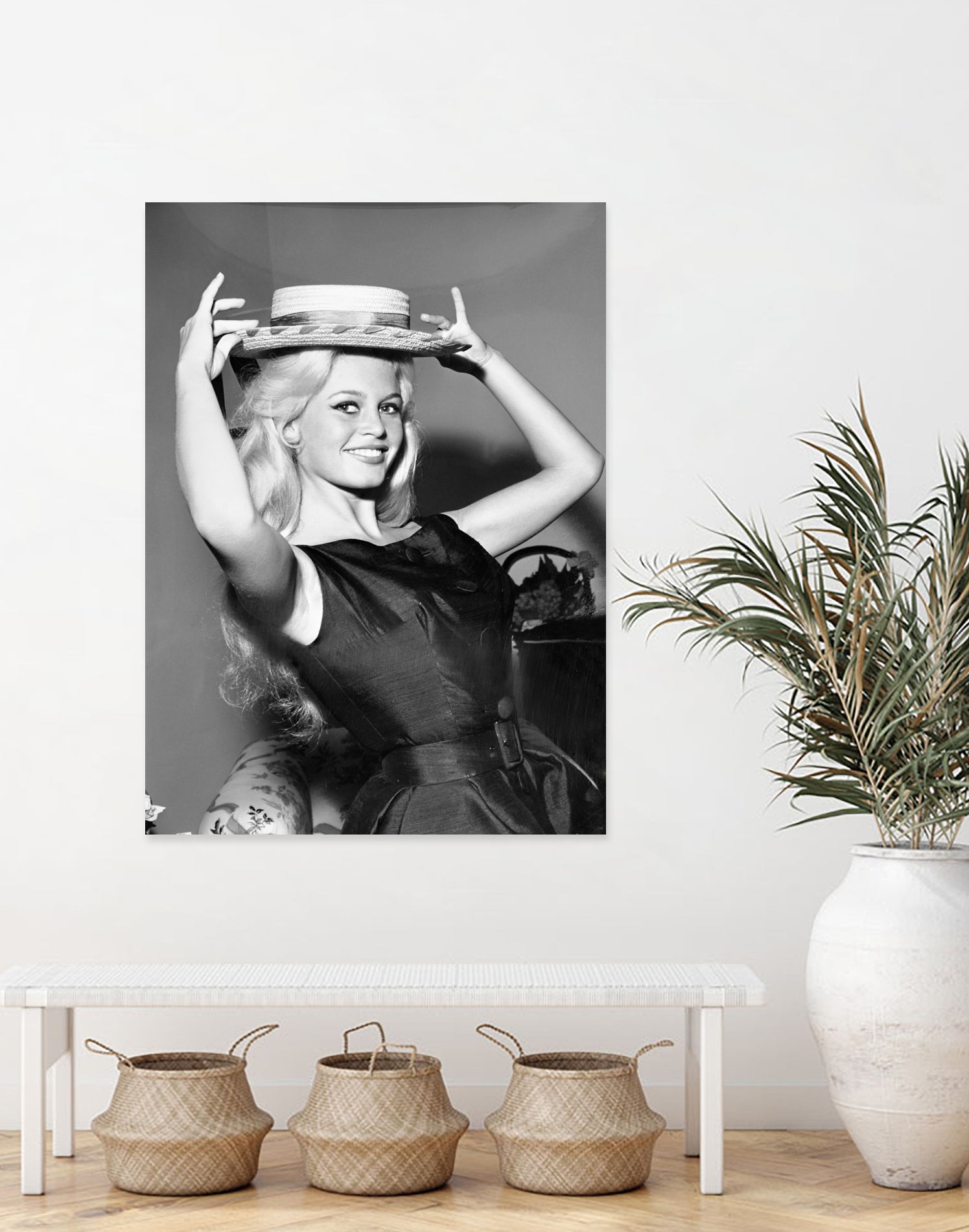 Brigitte Bardot, c.1950-60 by August Di Giovanni, Bridgeman Images on GIANT ART - black and white photography