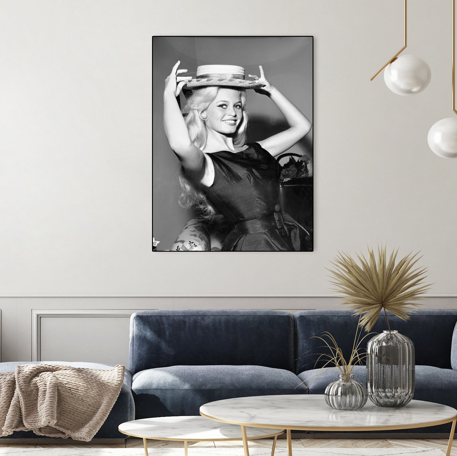 Brigitte Bardot, c.1950-60 by August Di Giovanni, Bridgeman Images on GIANT ART - black and white photography