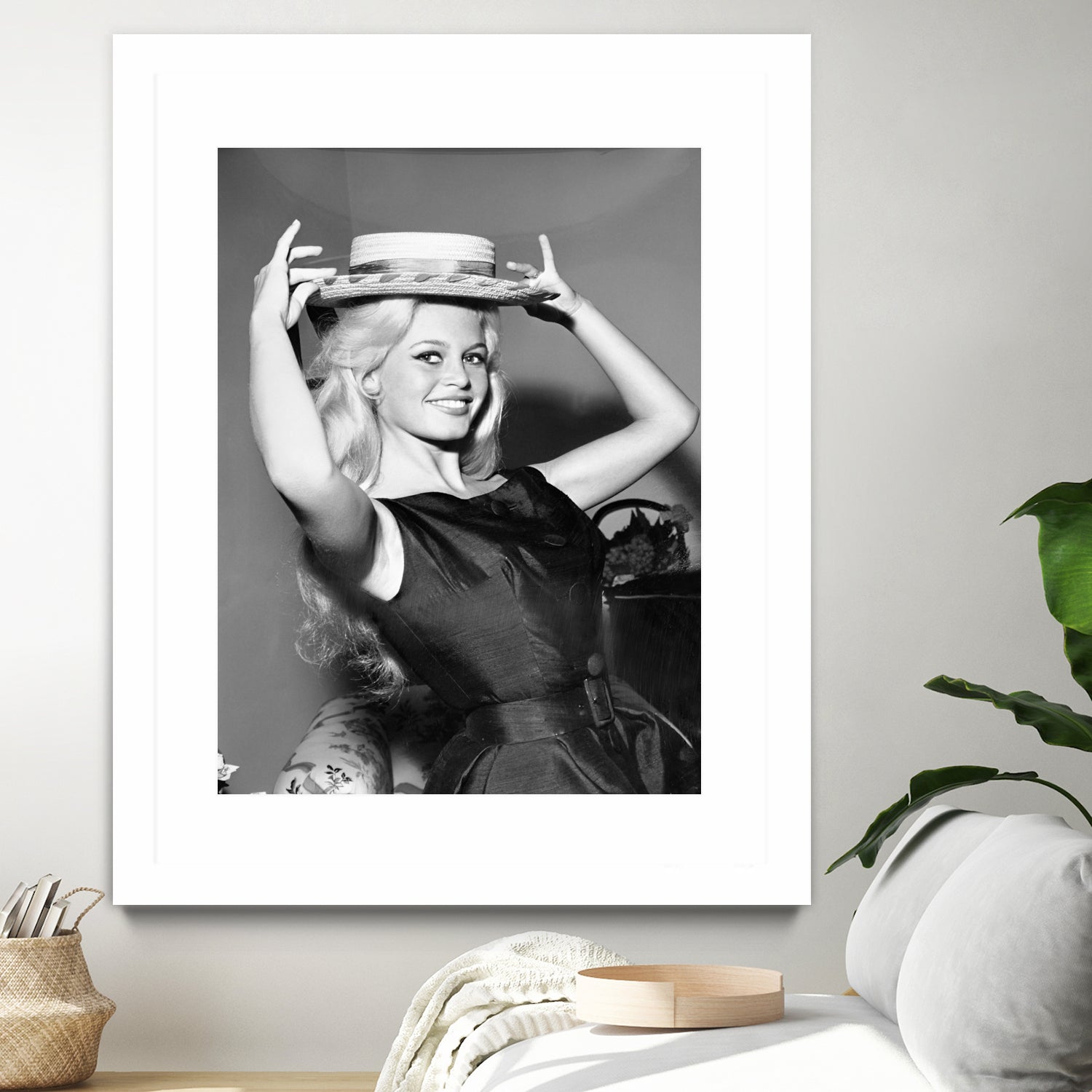 Brigitte Bardot, c.1950-60 by August Di Giovanni, Bridgeman Images on GIANT ART - black and white photography