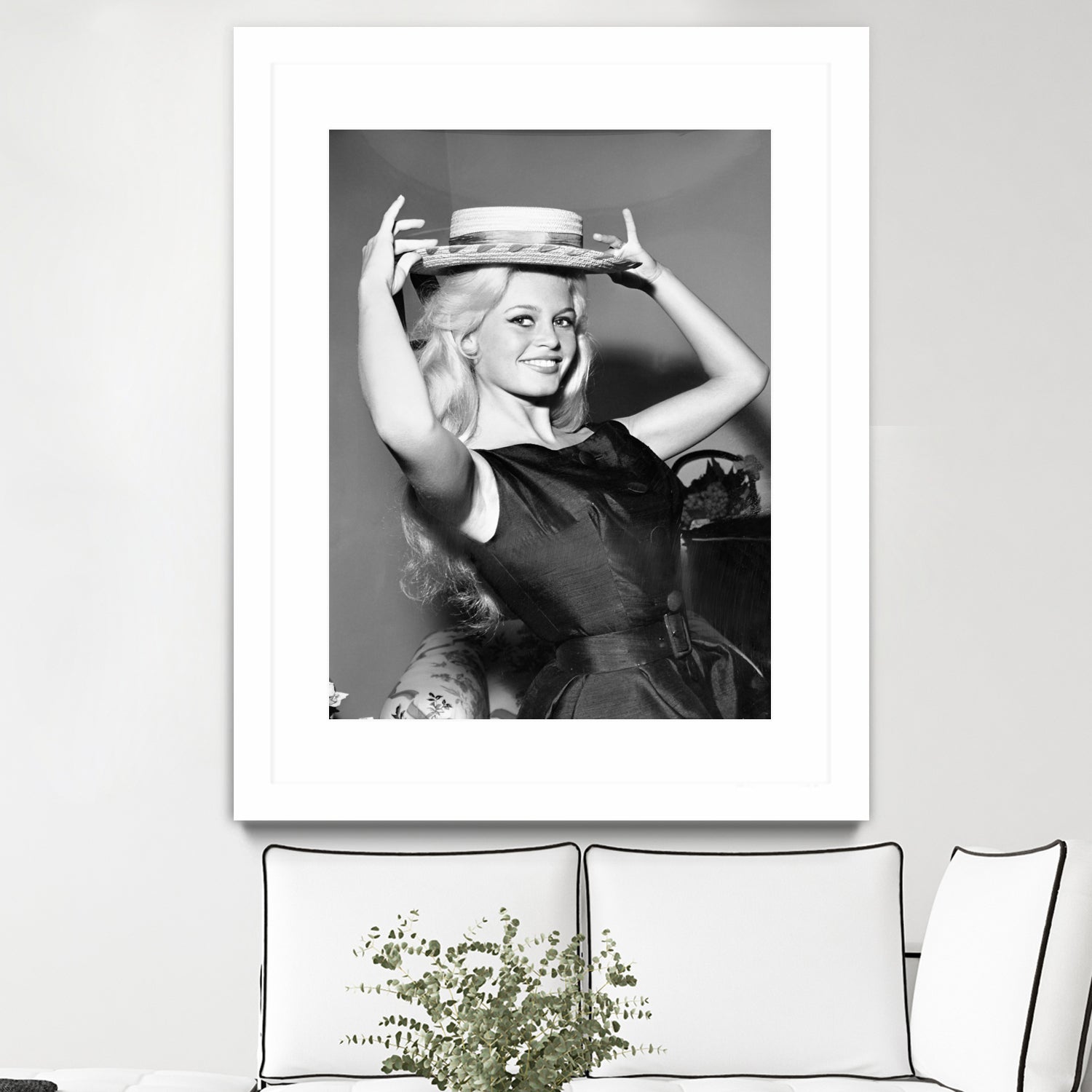 Brigitte Bardot, c.1950-60 by August Di Giovanni, Bridgeman Images on GIANT ART - black and white photography