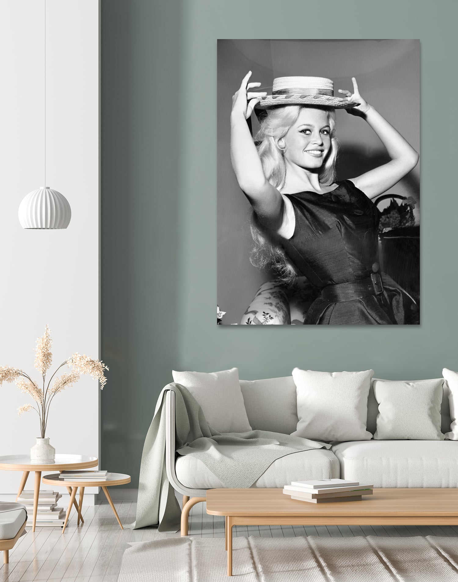 Brigitte Bardot, c.1950-60 by August Di Giovanni, Bridgeman Images on GIANT ART - black and white photography